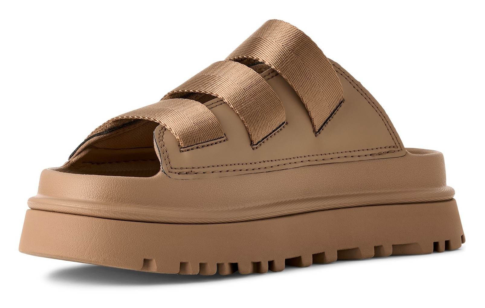 UGG Pantolette »GOLDENGLOW SLIDE«, Plateauschuh, Sandale, Flats mit Fußbett