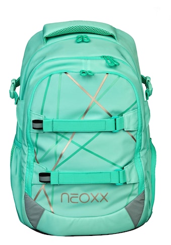 neoxx Schulrucksack »Active, Mint to be«, reflektierende Details, aus recycelten... kaufen