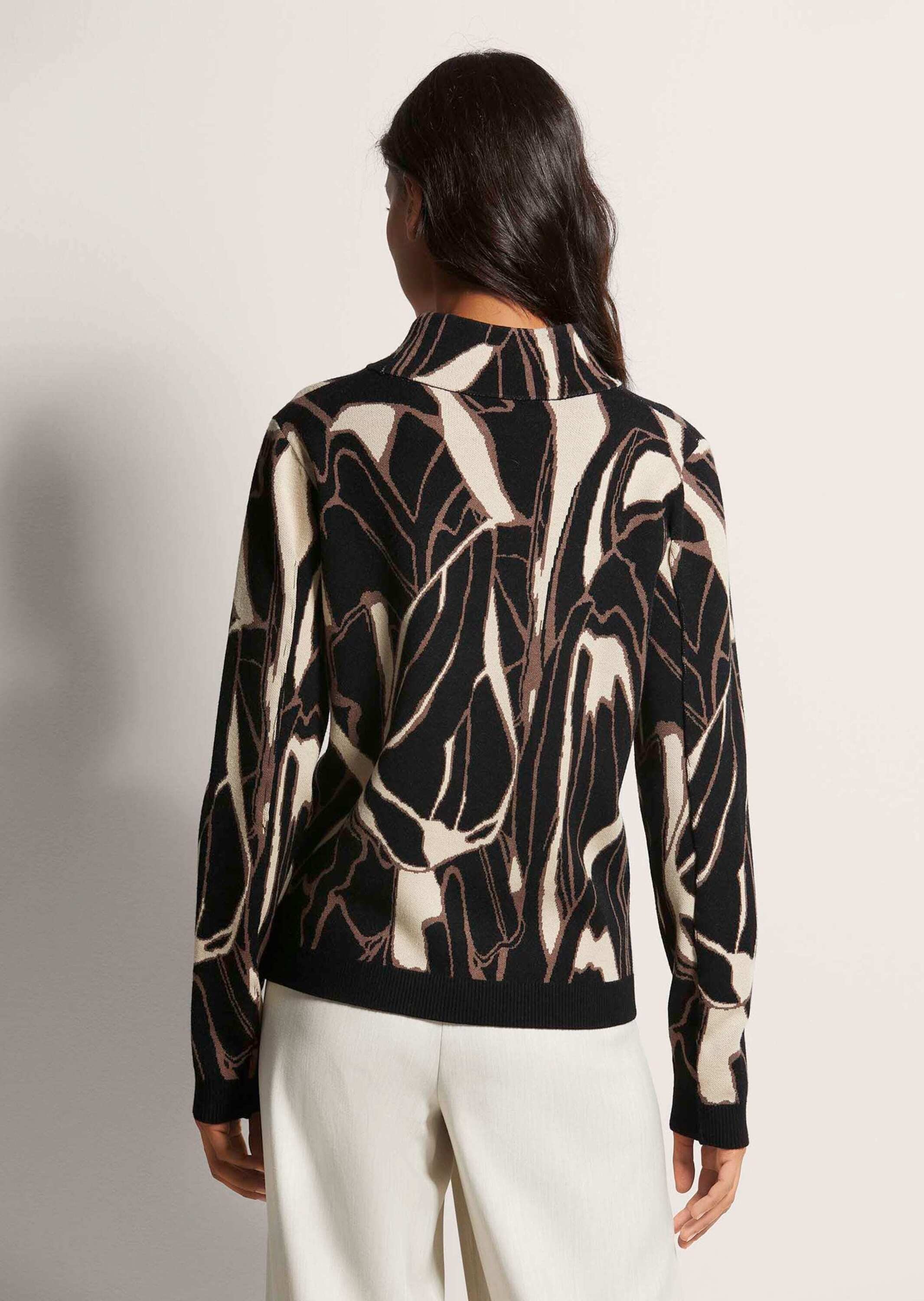 MADELEINE Longpullover »Pullover Jacquard-Pullover«