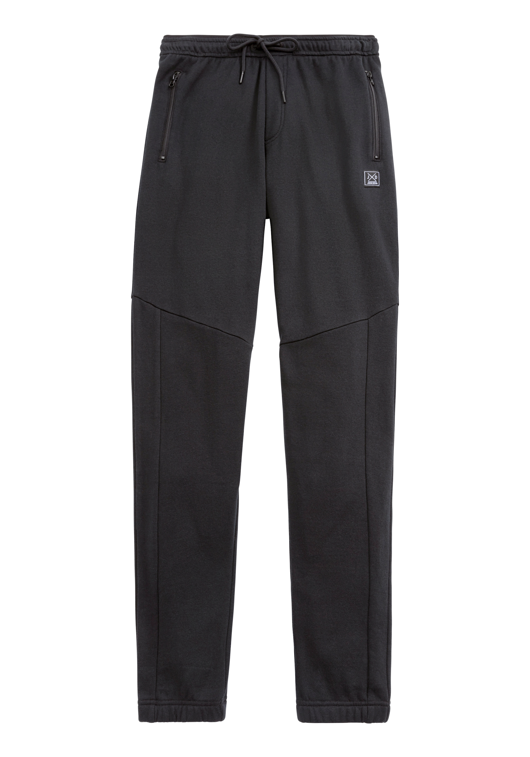 John Devin Sweathose, Jogginghose mit seitlichen Taschen und Bindeband aus Baumwoll-Mix
