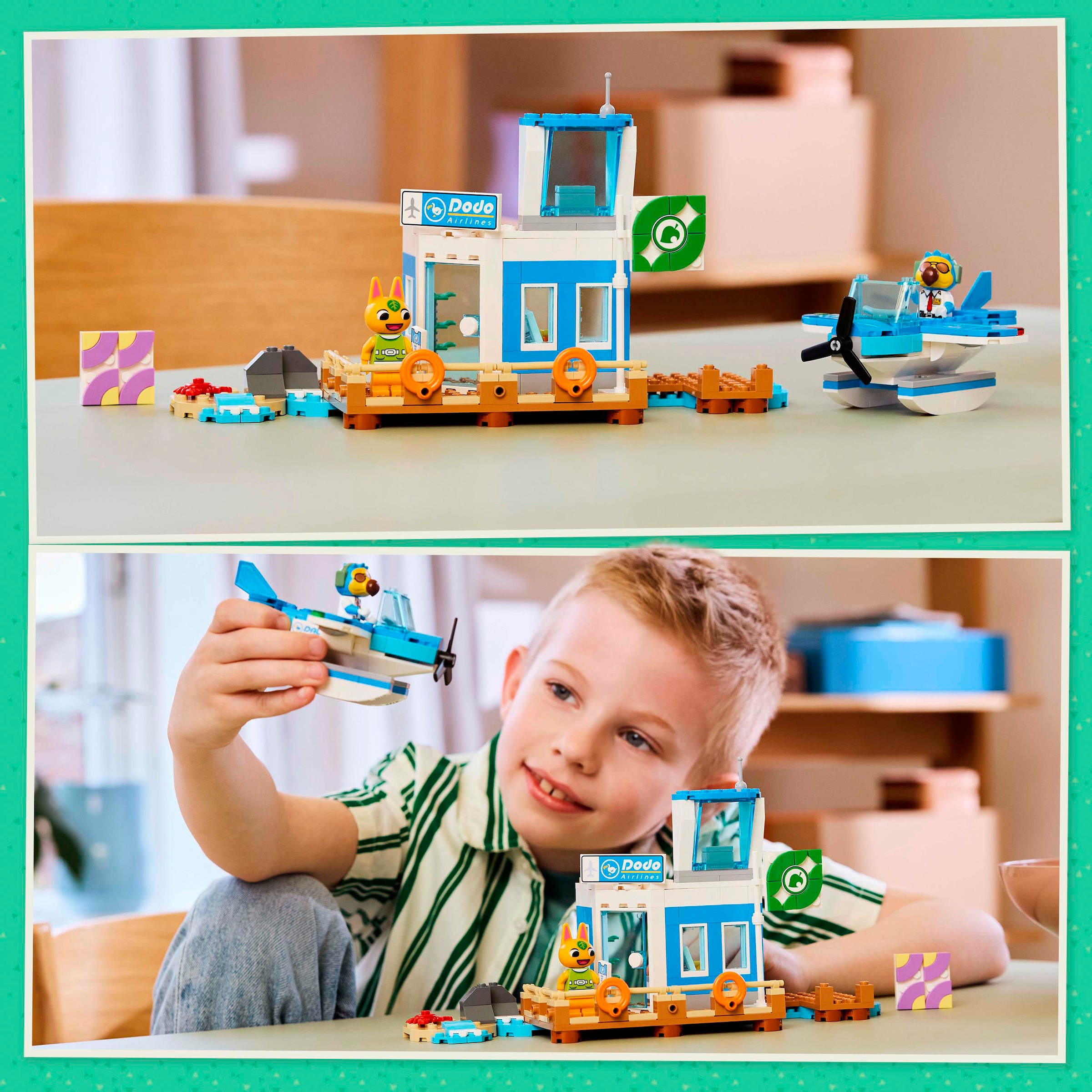 LEGO® Konstruktionsspielsteine »Flieg mit Dodo Airlines (77051), LEGO Animal Crossing«, (292 St.), Made in Europe