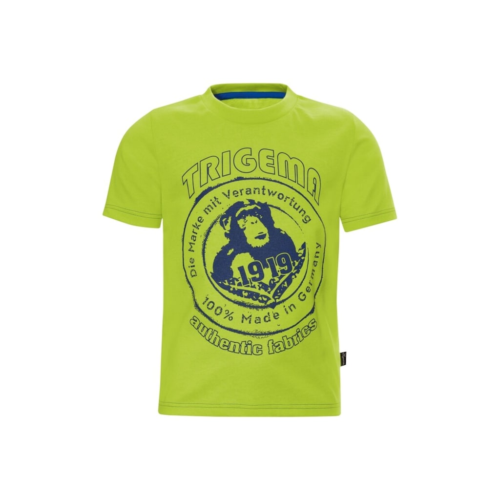 Trigema T-Shirt »TRIGEMA T-Shirt mit großem Printmotiv "TRIGEMA 1919"«, (1 tlg.)