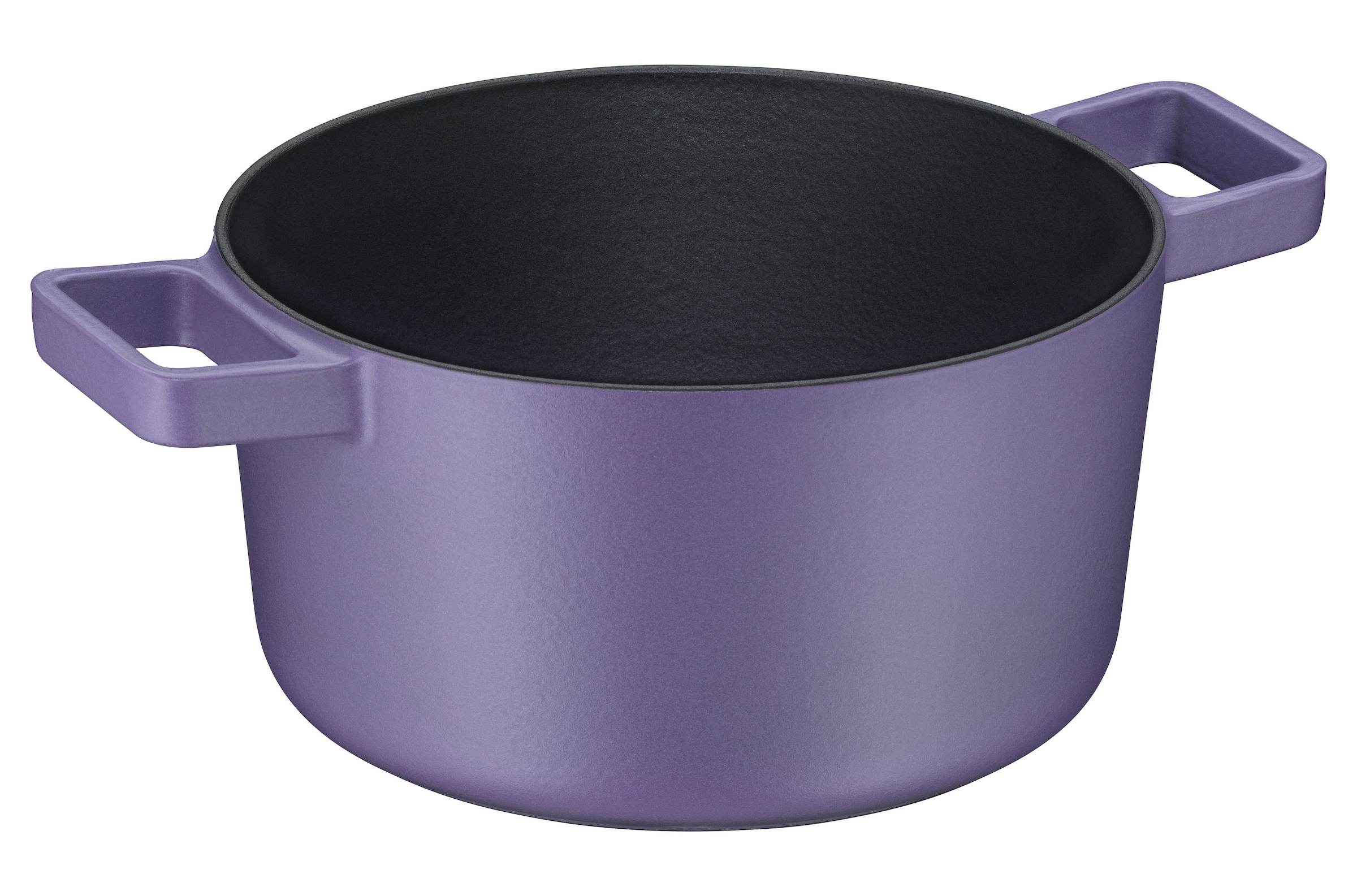 WMF Bräter »Flavour, Ø 24 cm«, Gusseisen, 5,2 Liter, Gusseisen-Kochgeschirr, Deckel mit Kondensationsnoppen