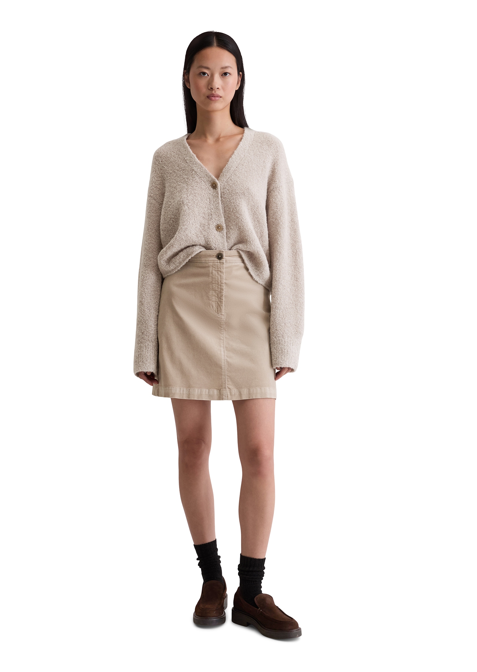 Marc O'Polo Minirock aus Samt,