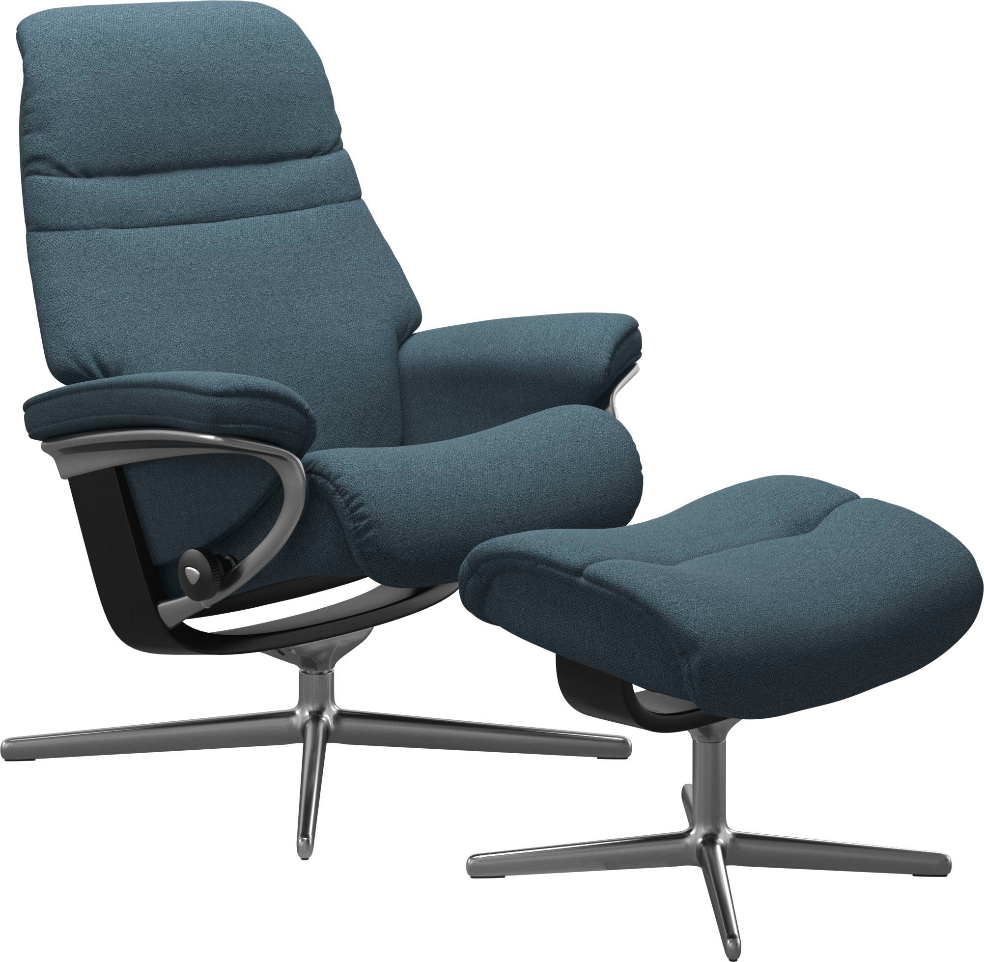 Stressless® Fußhocker »Sunrise«, mit Cross Base, Größe S, M & L, Holzakzent Schwarz