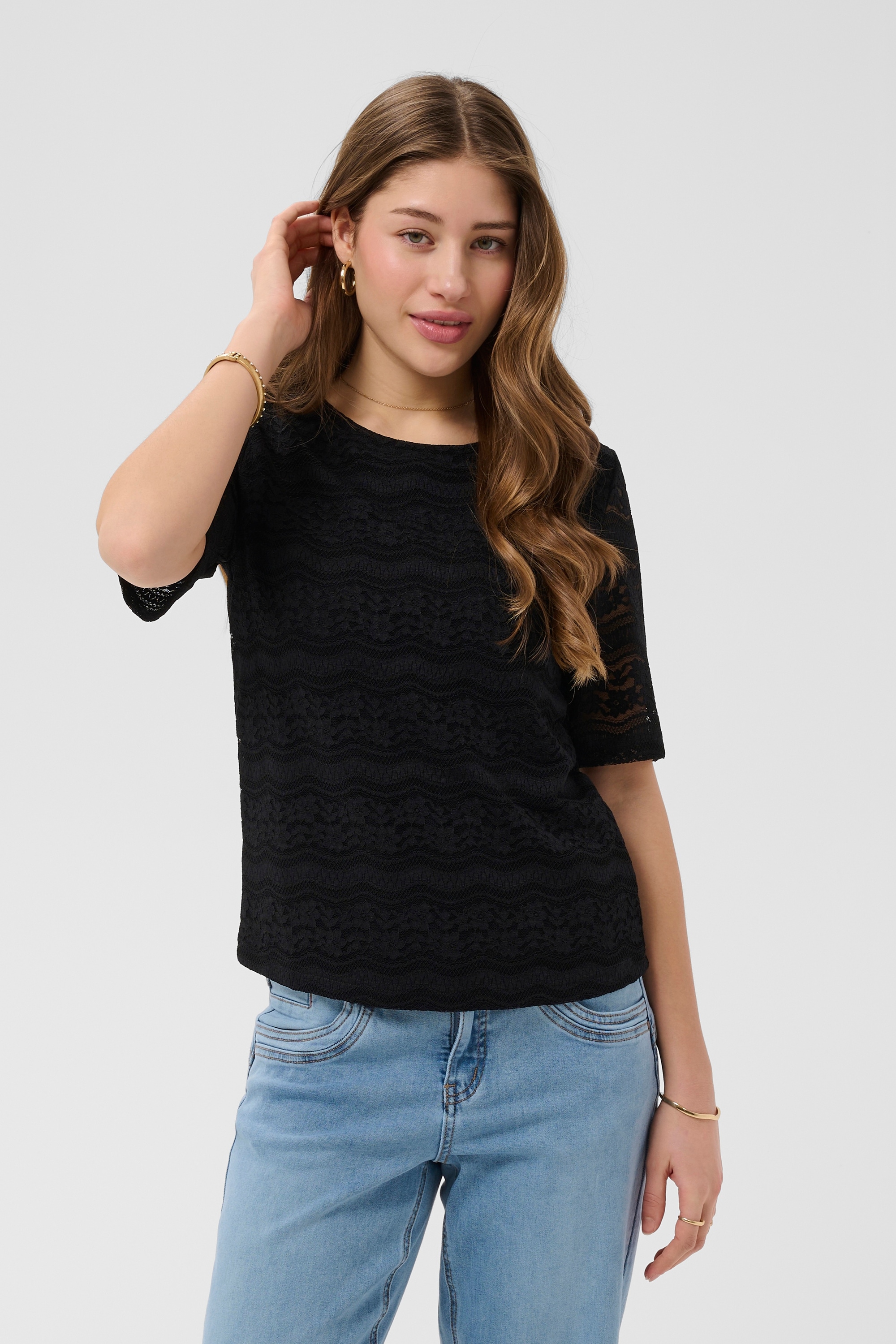 Cream Kurzarmbluse »Damen Bluse kurzarm CRLirina«