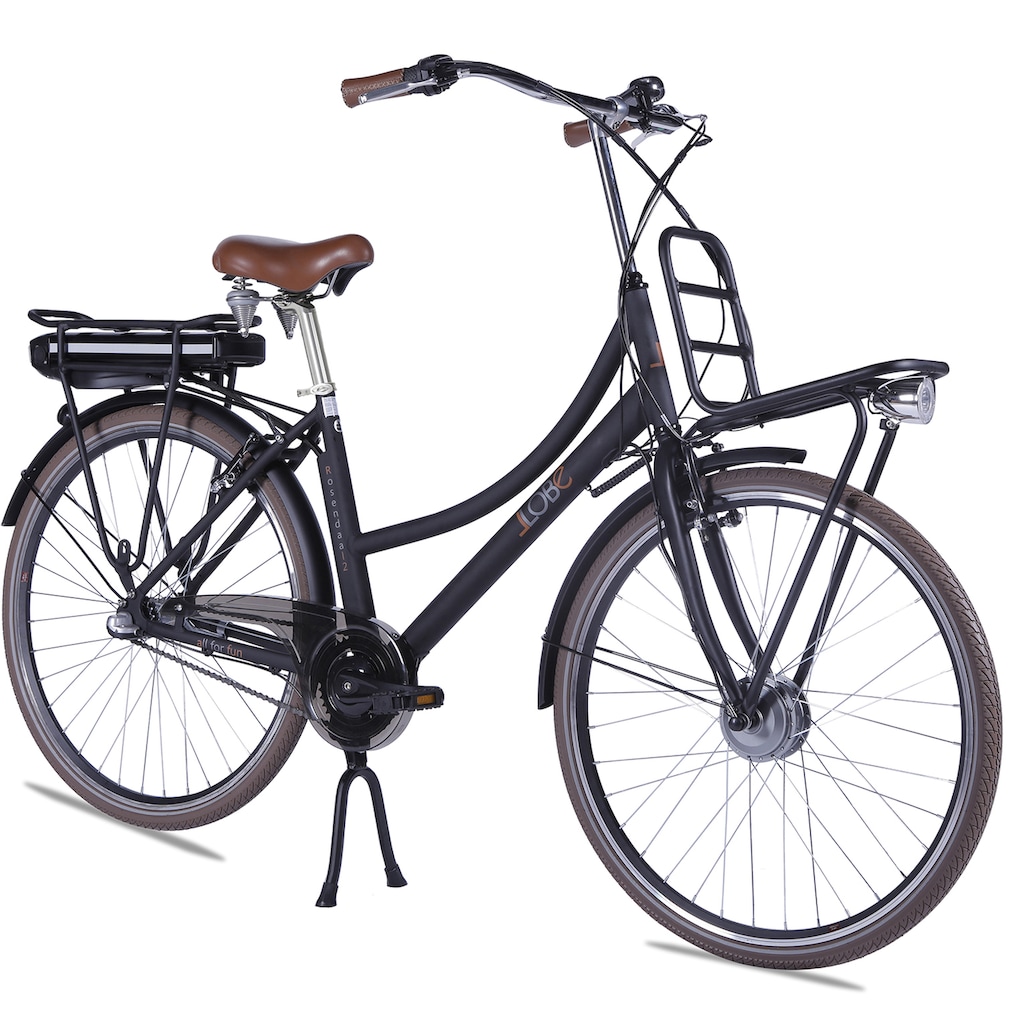 LLobe E-Bike »Rosendaal Lady 15,6 Ah«, 3 Gang, Frontmotor 250 W