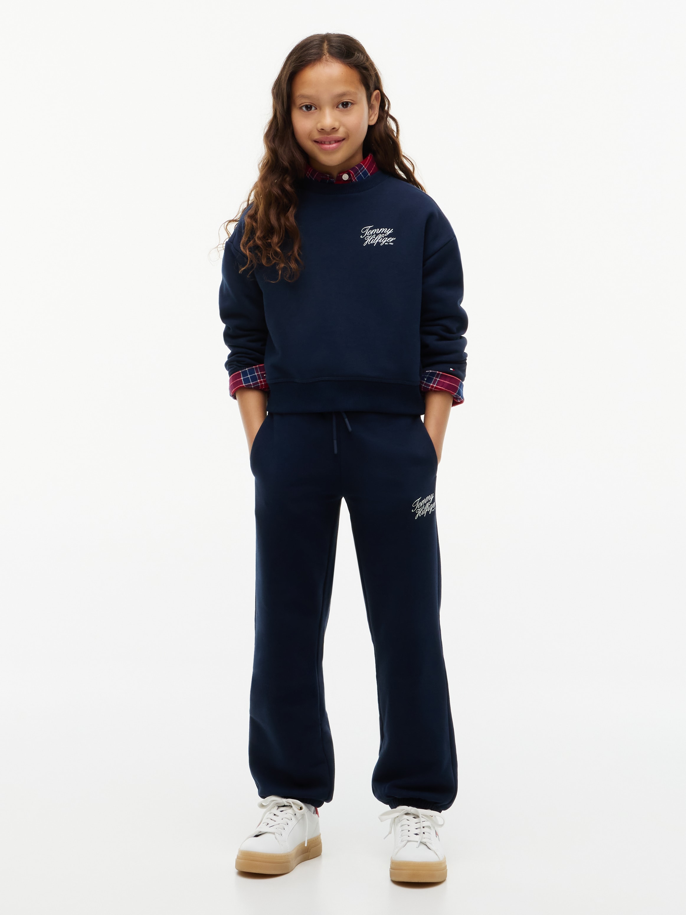 Tommy Hilfiger Sweathose »TOMMY SCRIPT SWEATPANTS«  Regular Fit, Elastische Bündchen, Kinder bis 16 Jahre