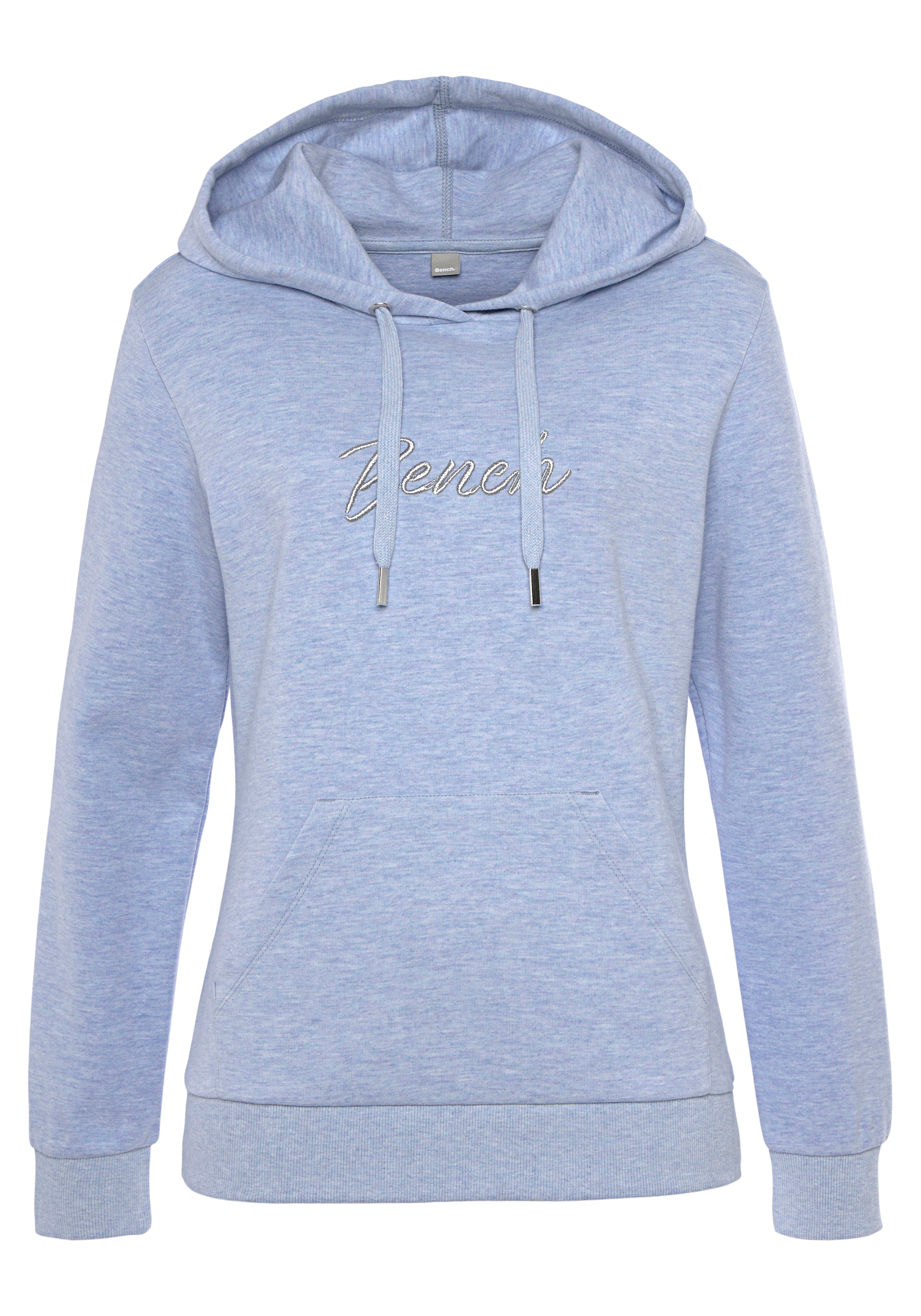 Bench. Loungewear Kapuzensweatshirt, mit glänzender Logostickerei, Loungewear, Loungeanzug