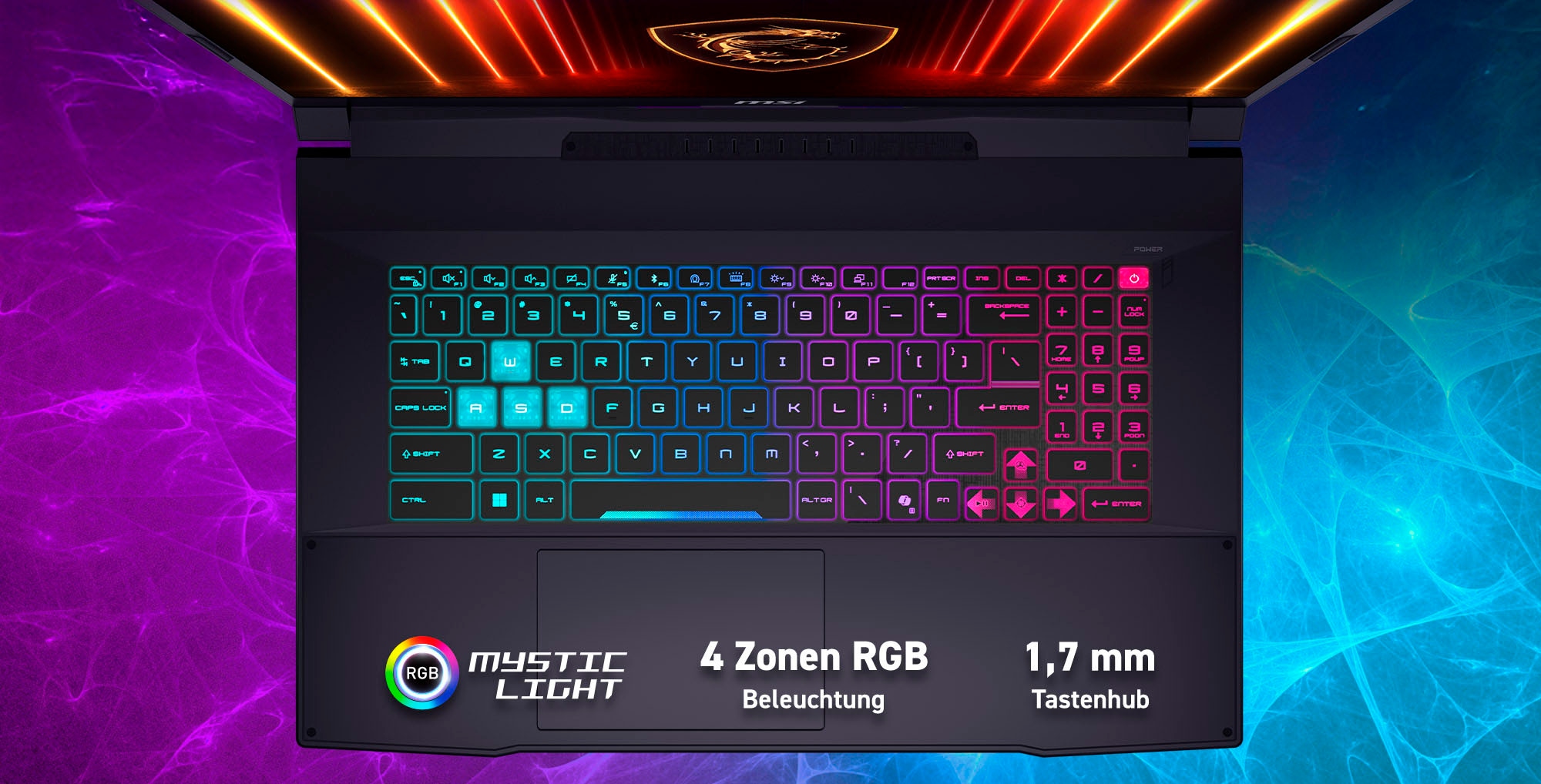 MSI Gaming-Notebook »Katana 17 HX B14WGK-062«, 43,9 cm, / 17,3 Zoll, Intel, Core i7, GeForce RTX 5070, 1000 GB SSD