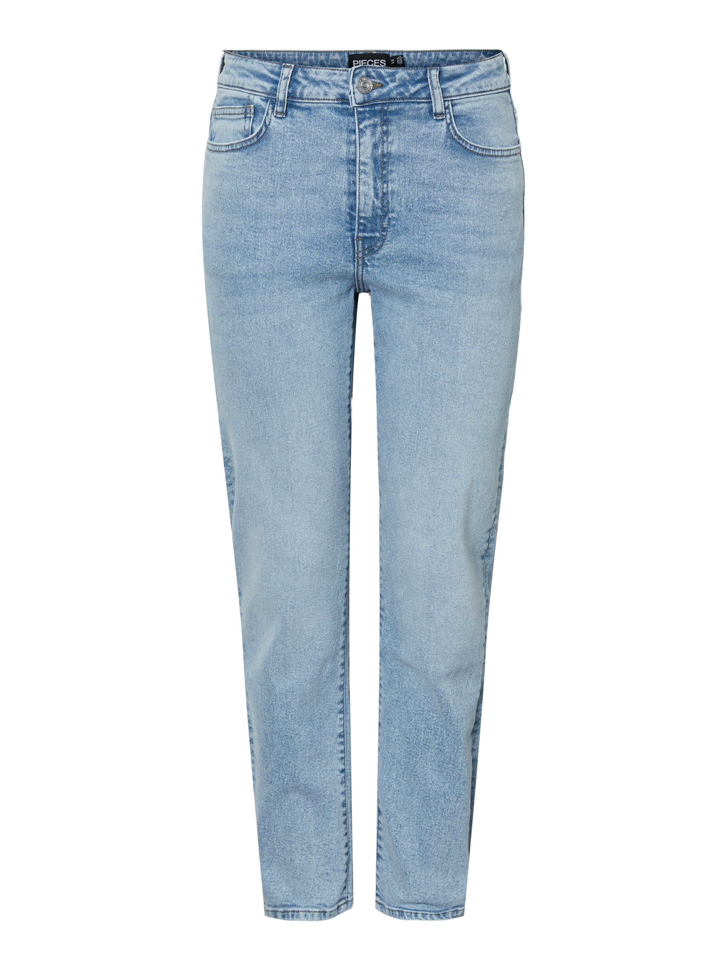pieces High-waist-Jeans »PCBELLA HW TAP ANK JEANS LB302 NOOS«