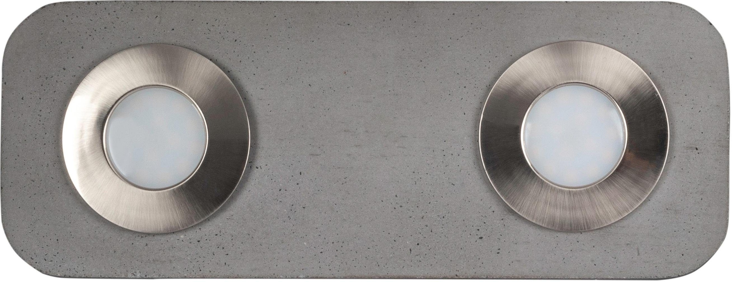 SPOT Light LED Deckenleuchte »COOL«, Warmweiß, aus echtem Beton, LED-Module inklusive, Handgemacht, Made in EU