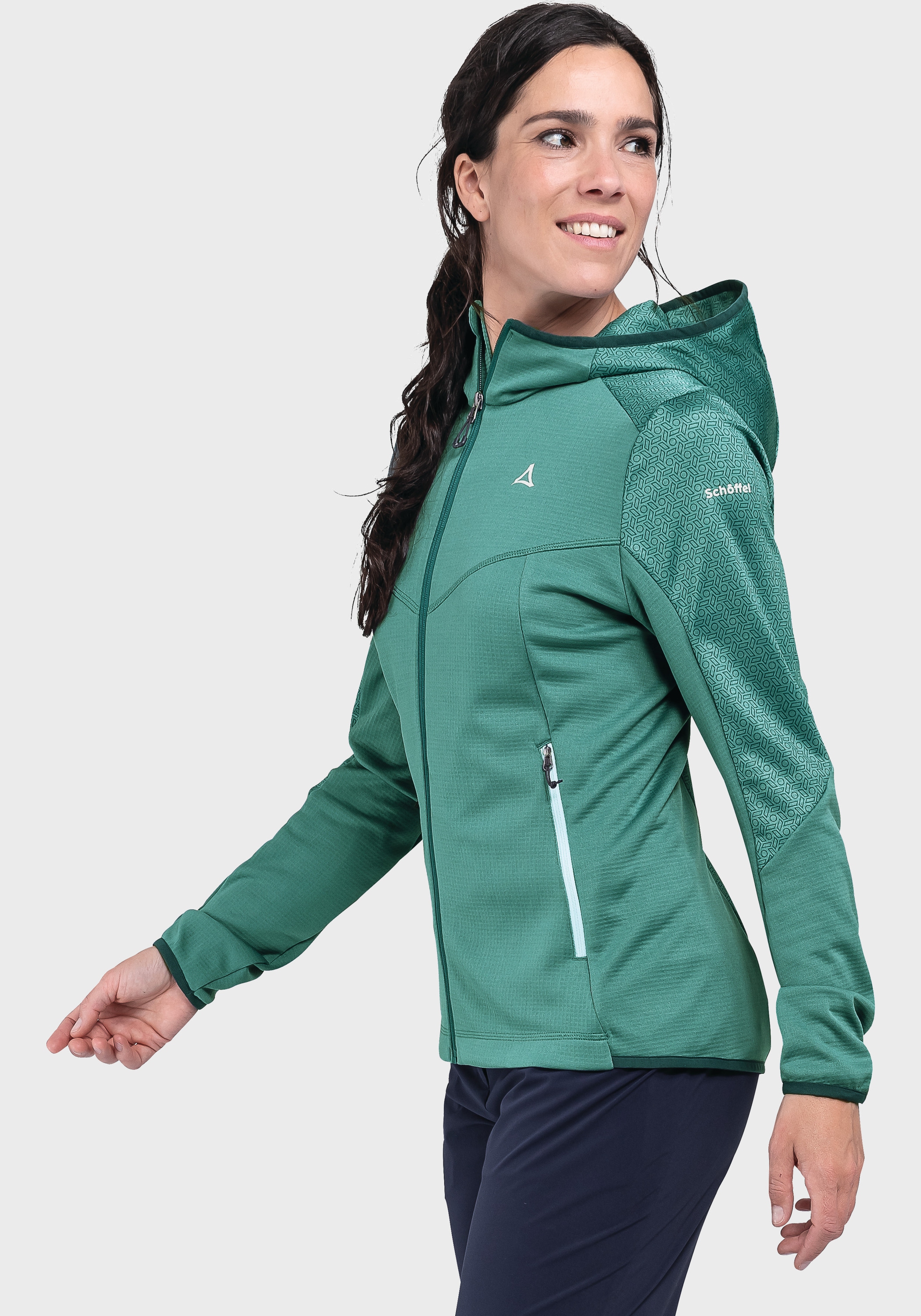 Schöffel Fleecejacke »Fleece Hoody Svardalen L«, mit Kapuze