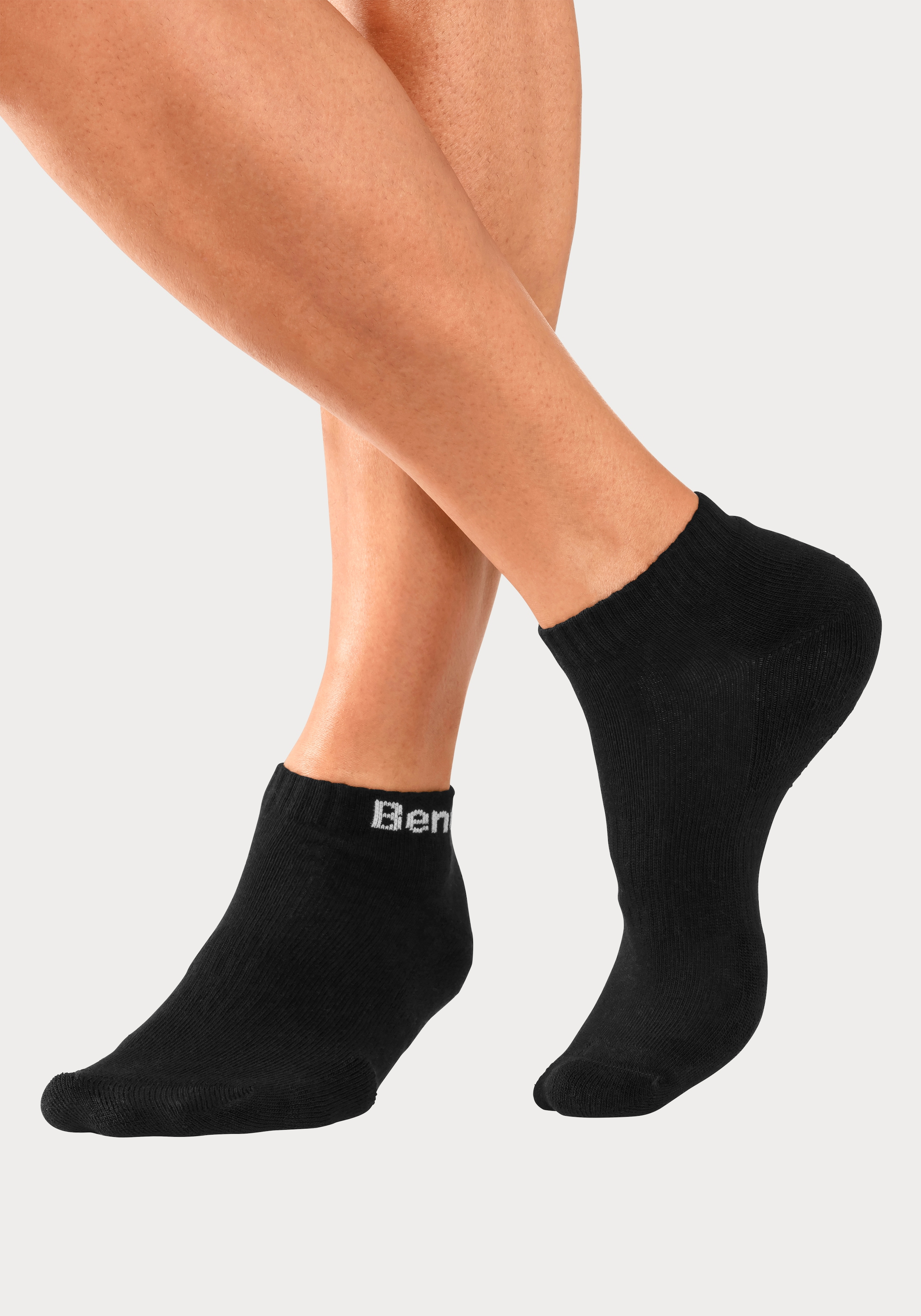 Bench. Sportsocken, (Packung, 12 Paar), Tennis Kurzsocken mit Halbfußfrottee