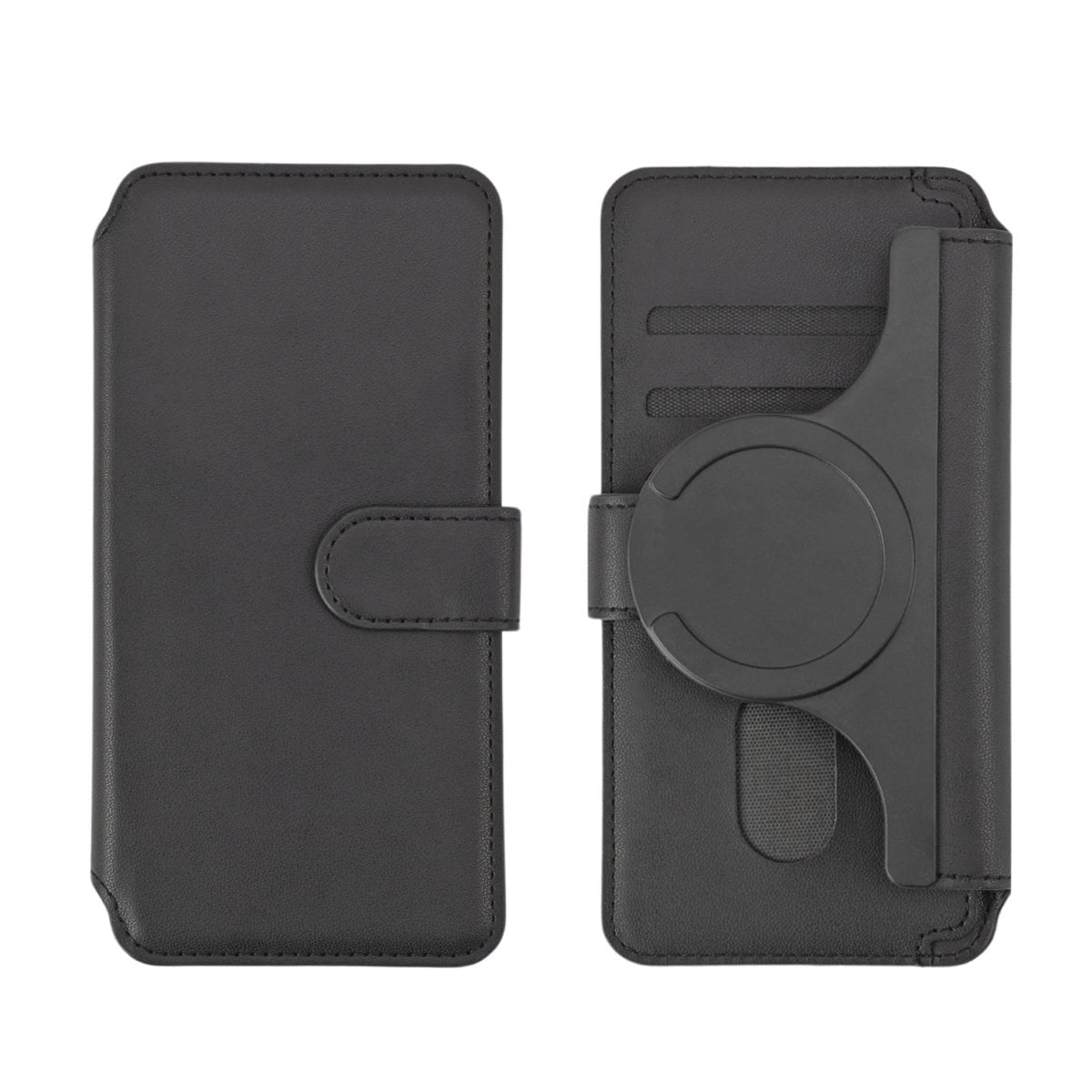 4smarts Flip Case »Universal Magnet Wallet CardCaddy XL«, MagSafe UltiMag Portemonnaie, RFID Schutz, iPhone 12, 13, 14, 15 Serie