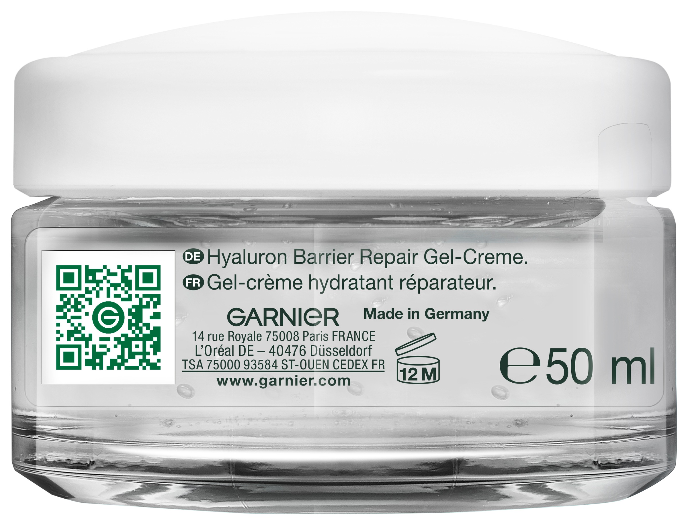 GARNIER Gesichtsgel »HYALURON BARRIER REPAIR GEL-CREME« feuchtigkeitsspendend, schützt und pflegt