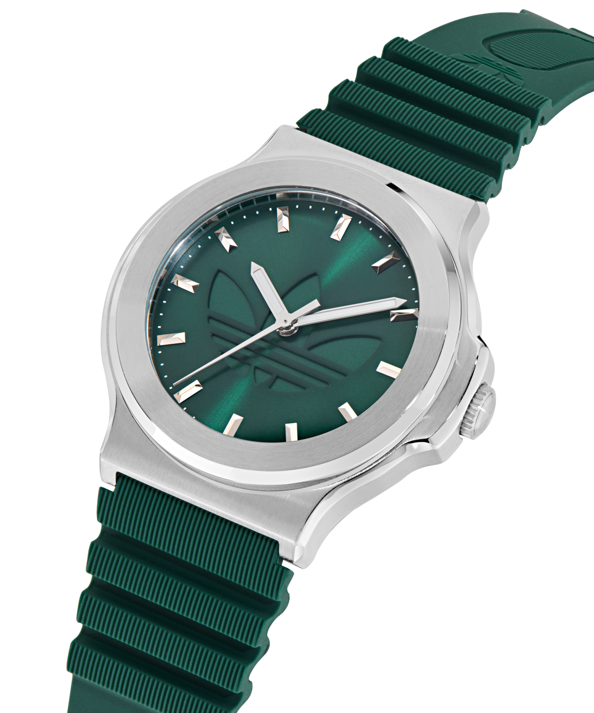 adidas Originals Quarzuhr »EXPRESSION THREE« Armbanduhr, Herrenuhr, Damenuhr, Silikonarmband, Leuchtzeiger