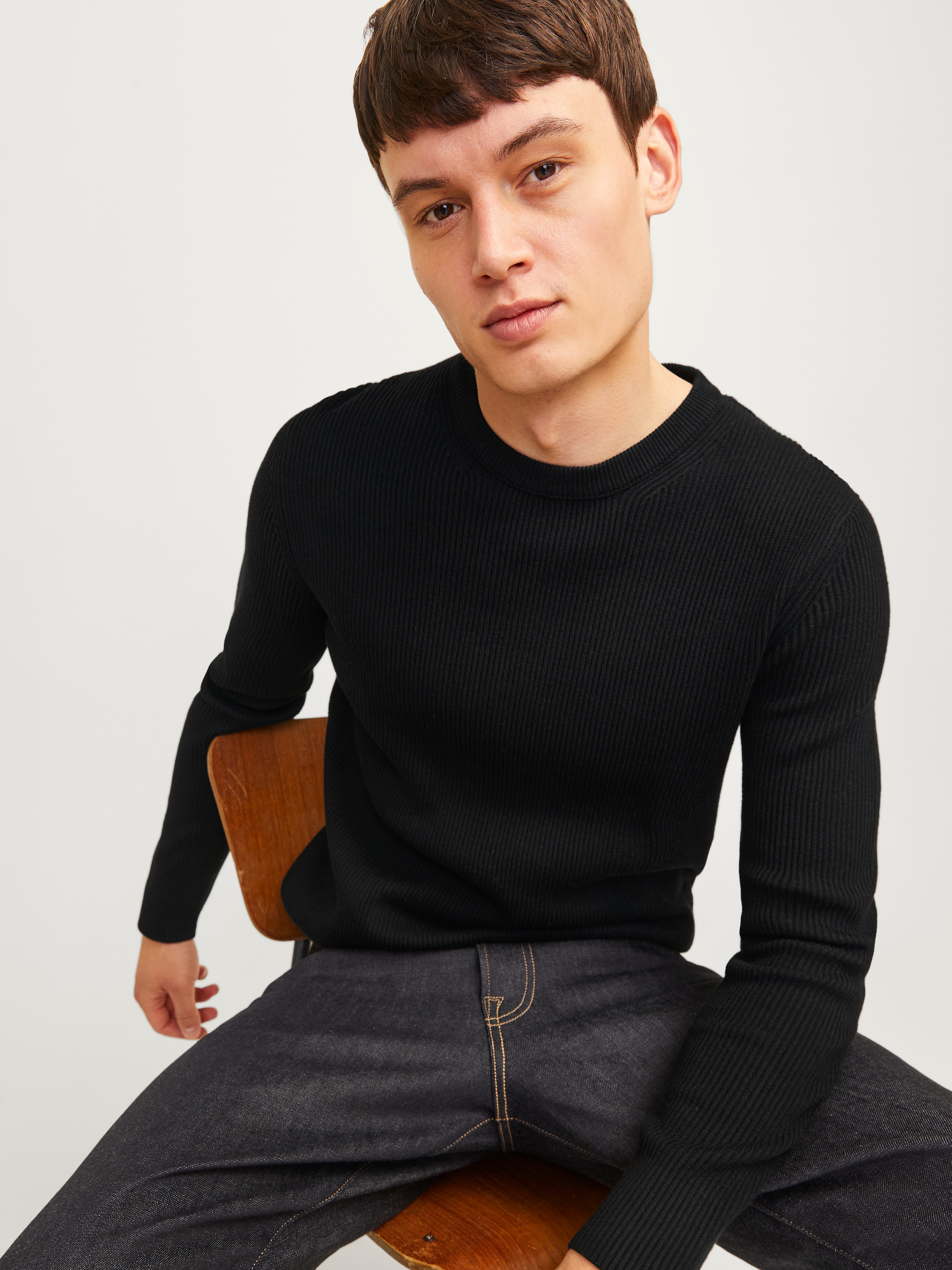 Jack & Jones Rundhalspullover »JJEPERFECT KNIT CREW NECK SN«