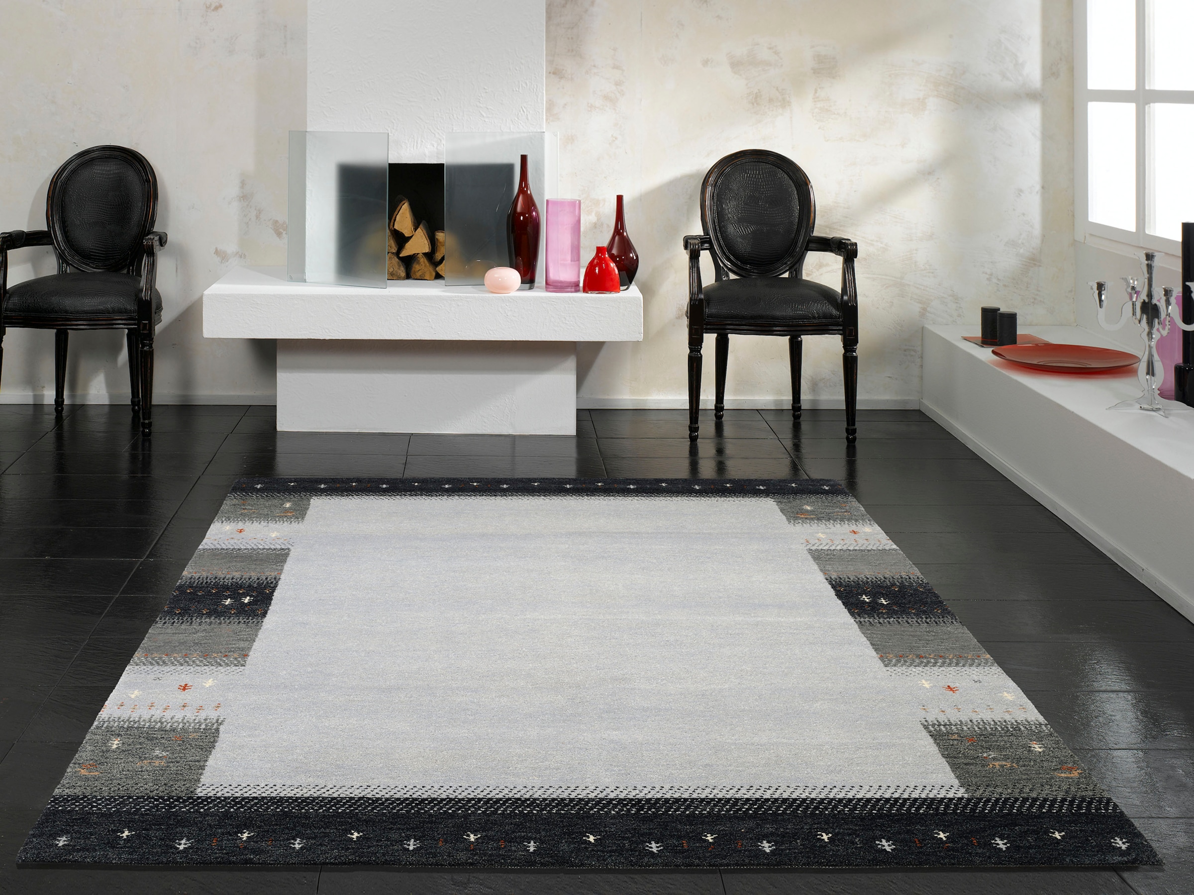 OCI DIE TEPPICHMARKE Wollteppich »INTENSE MALA«, rechteckig, 12 mm Höhe, handgeknüpft, reine Schurwolle, fußwarm, Wohnzimmer