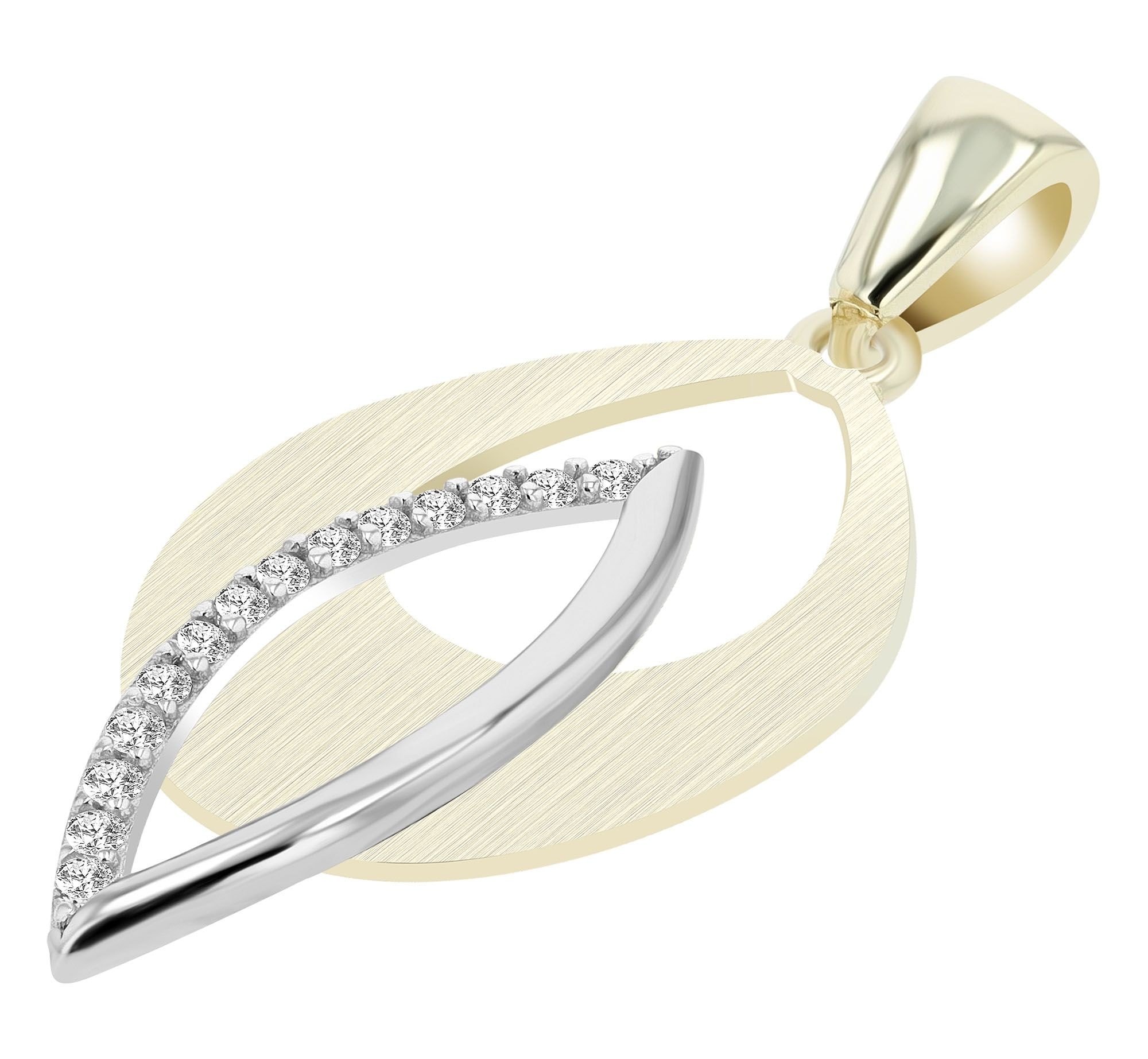 Adelia´s Kettenanhänger »Damen Anhänger aus 333 Gold mit Zirkonia«