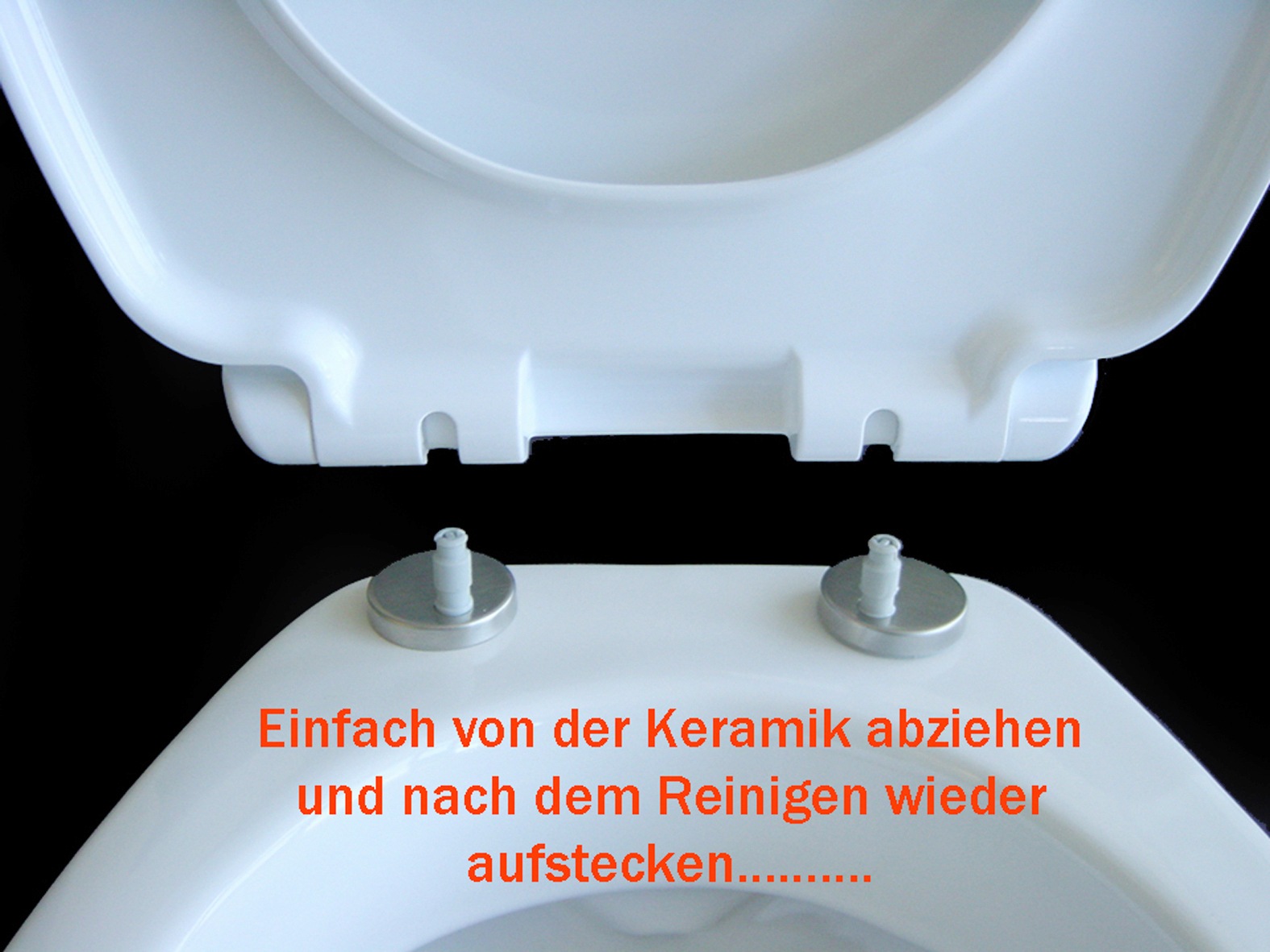 ADOB WC-Sitz »Spirit of London«, Absenkautomatik, zur Reinigung abnehmbar