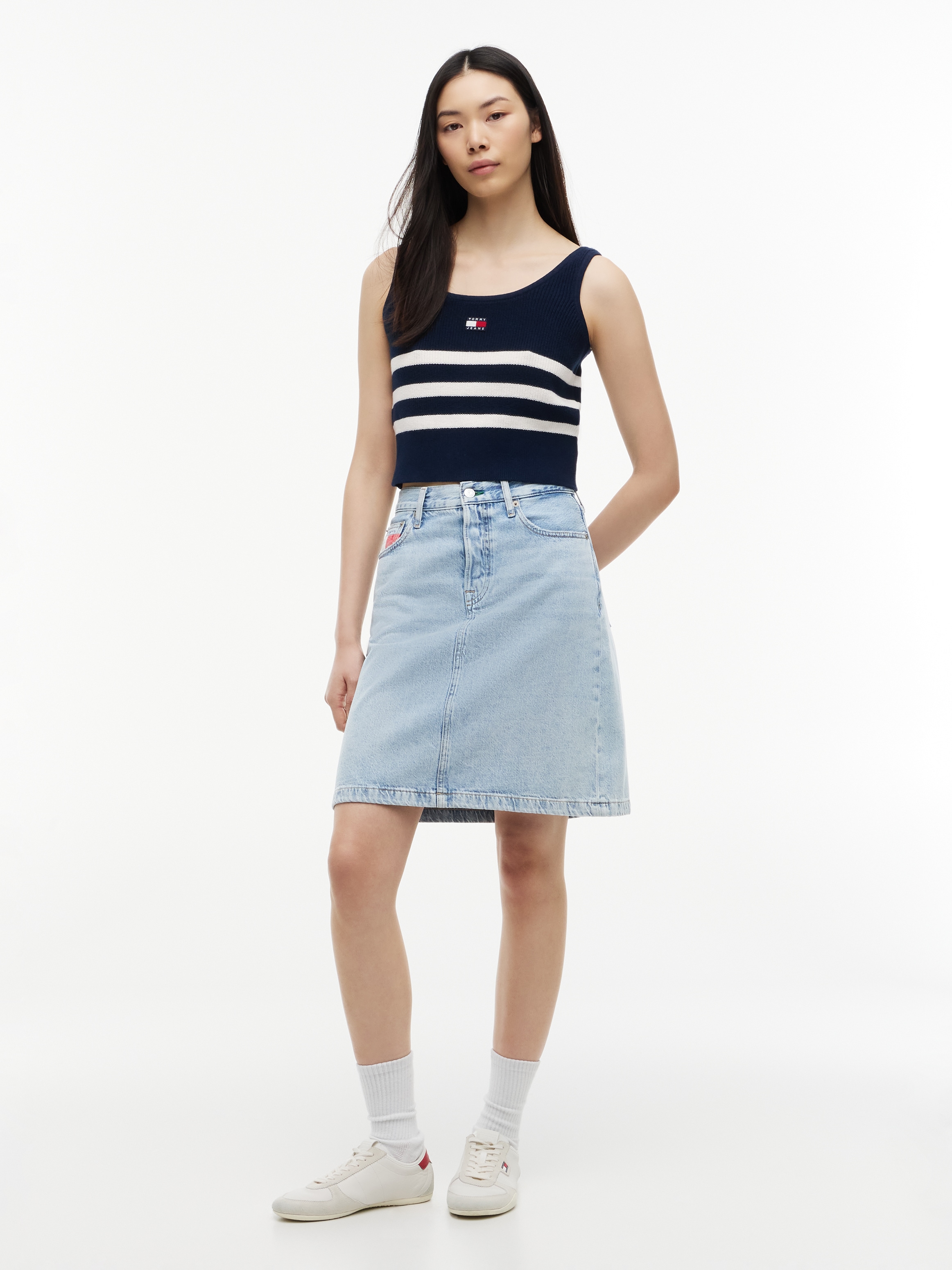 Tommy Jeans Jeansrock »CLAIRE SKIRT RWB CBF CJ6013« Baumwolle, 5-Pocket Style