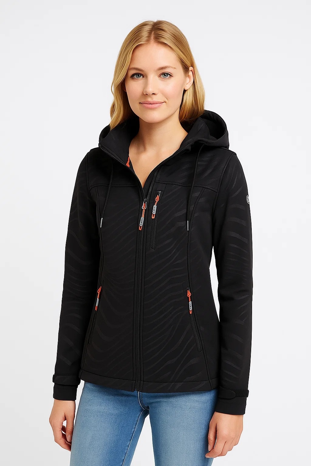 LPO Softshelljacke »Softshelljacke Sarina« mit Allover‑Prägung