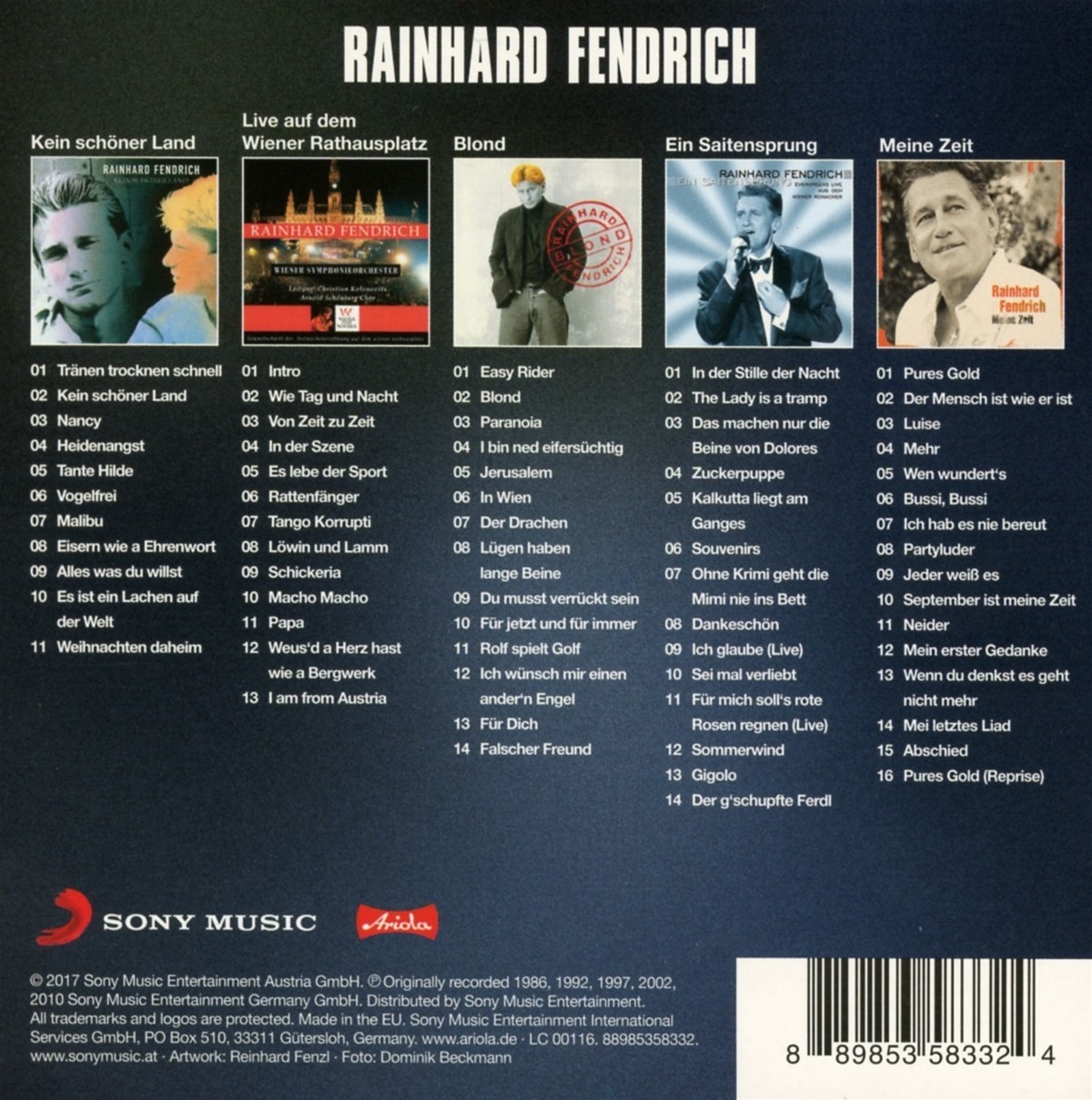 Musik Cd Original Album Classics Fendrich Rainhard 5 Cd Online Kaufen Otto