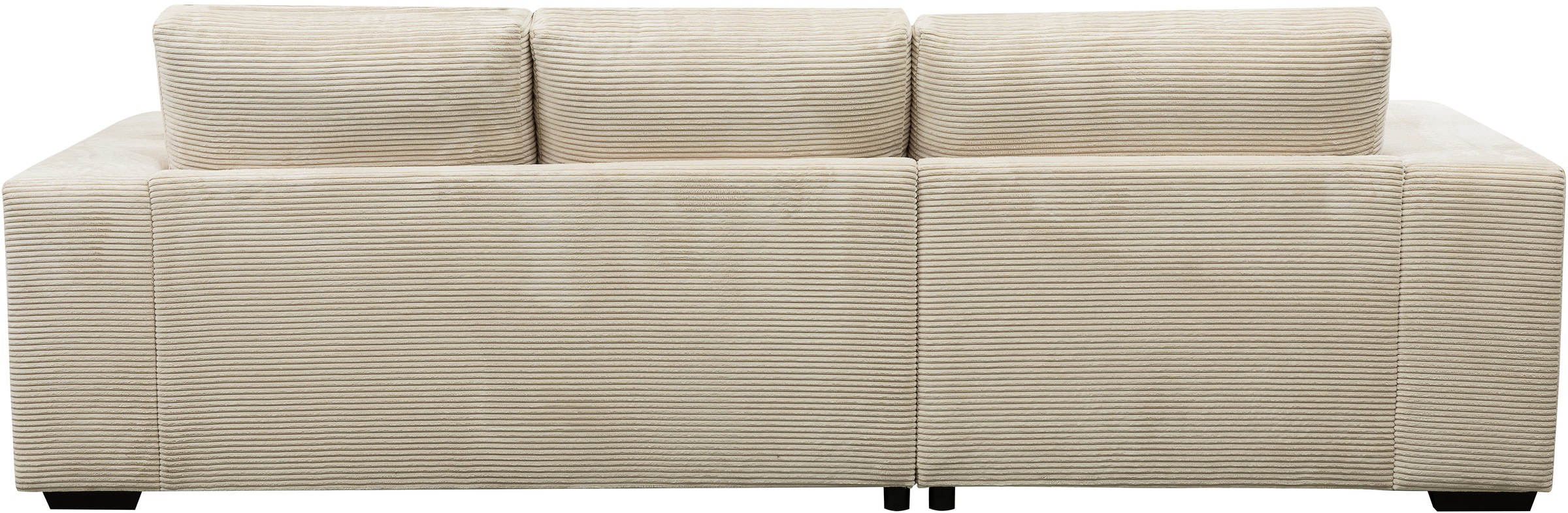 WERK2 Ecksofa »Eden modern und zeitlos, geschmackvolles Sofa, Breite 286cm, L-Form«, Design Ecksofa in Cord mit besonders weichem Sitzkomfort