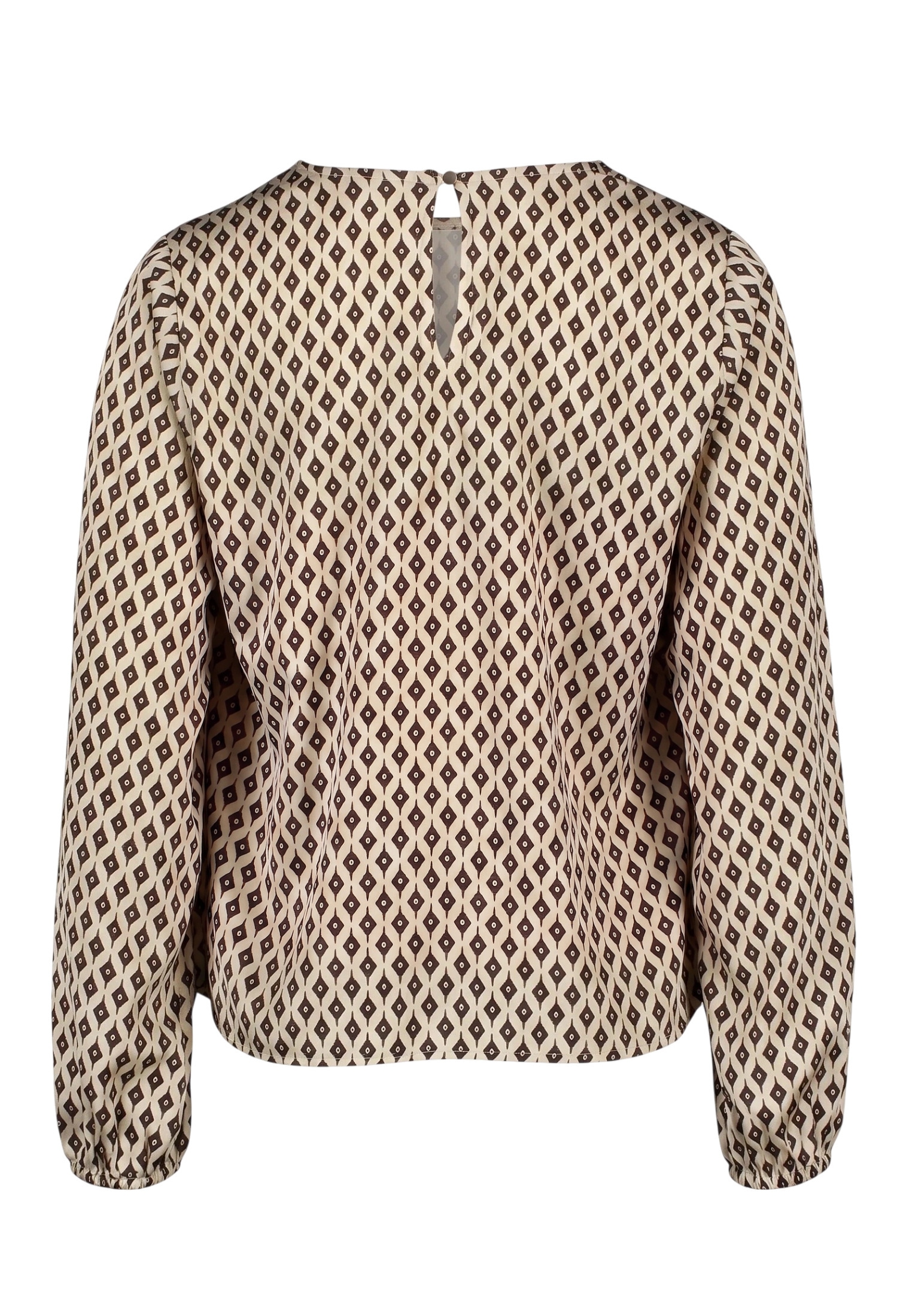 Zero Satinbluse »Satinbluse mit Rundhalsausschnitt«