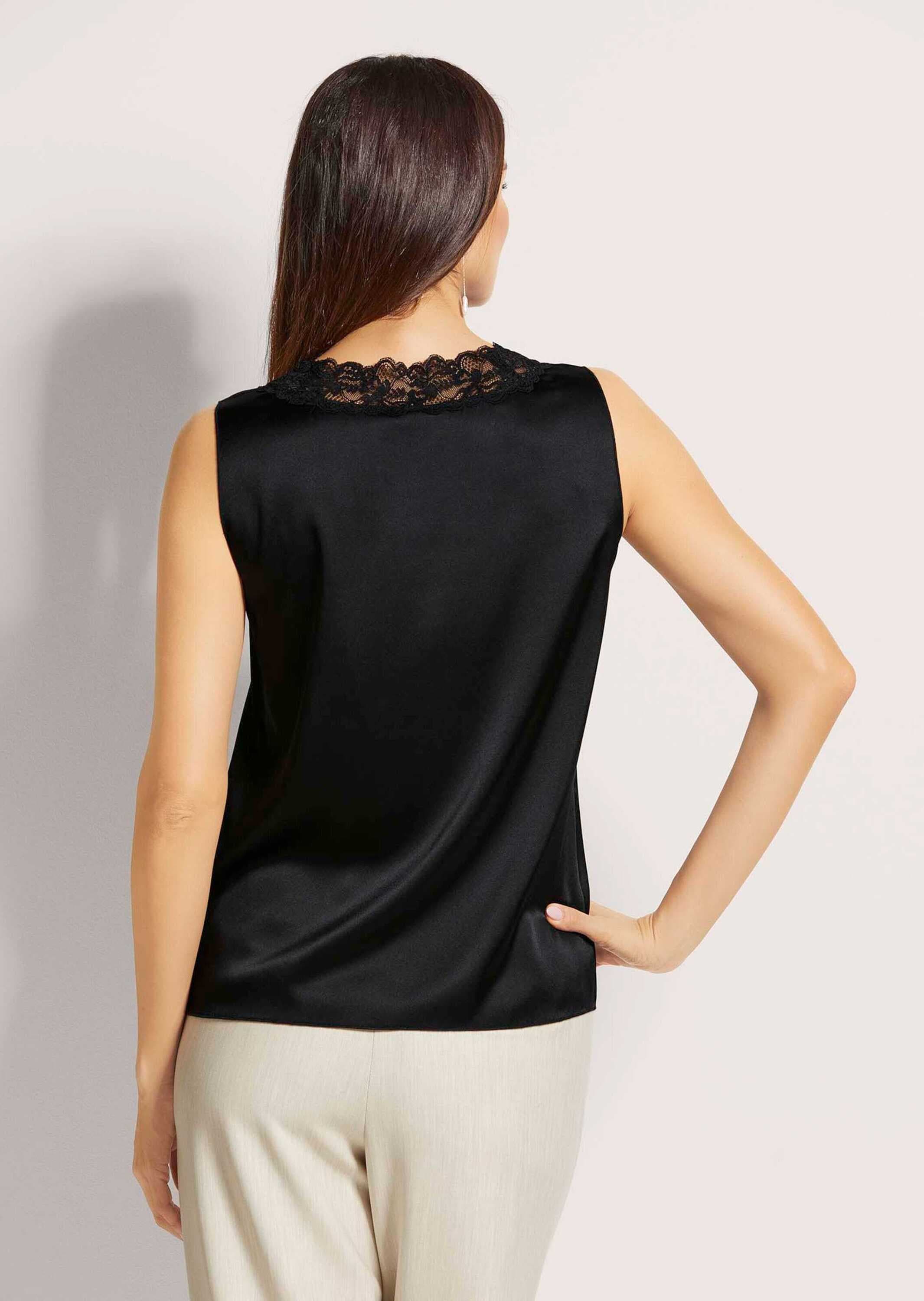 MADELEINE Trägertop »Top Lingerie-Top aus Seidensatin«