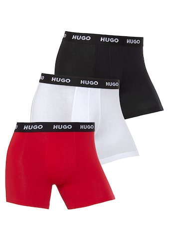 HUGO Boxer »BOXERBR TRIPLET PACK 10241846 01«, (3 St.), mit HUGO Logo-Elastikbund kaufen