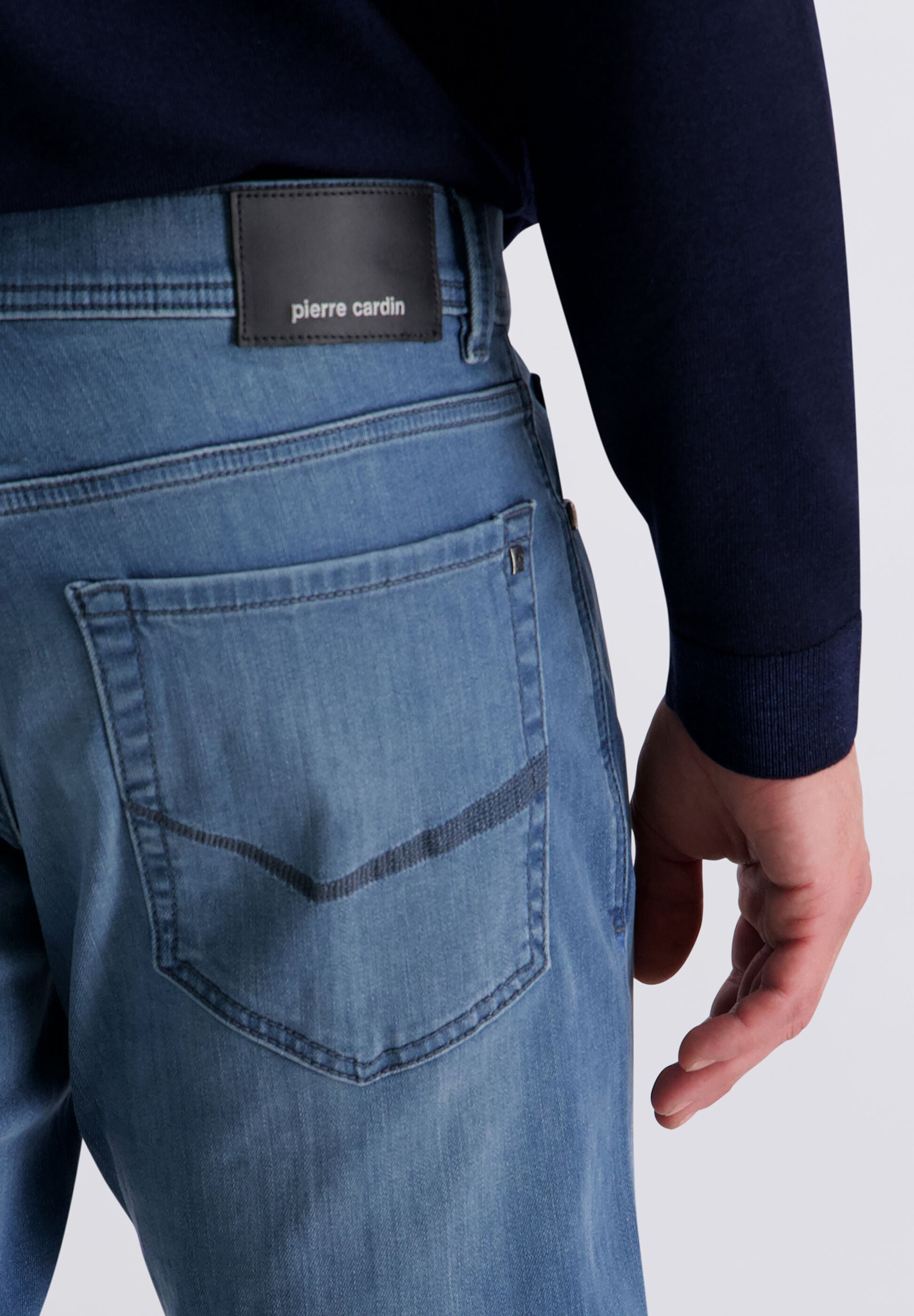 Pierre Cardin Tapered-fit-Jeans »Lyon« im Stone-Washed-Look