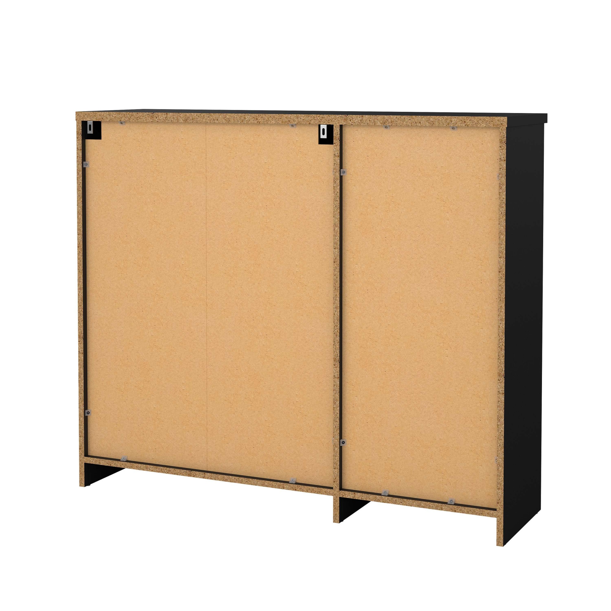 INOSIGN Schuhschrank »Naia Schuhaufbewahrung, Schuhkommode, Schuhregal, Modernes Design«, mit 2 Klappen und 1 Tür und 1 Schublade, Praktisch, Breite 109 cm