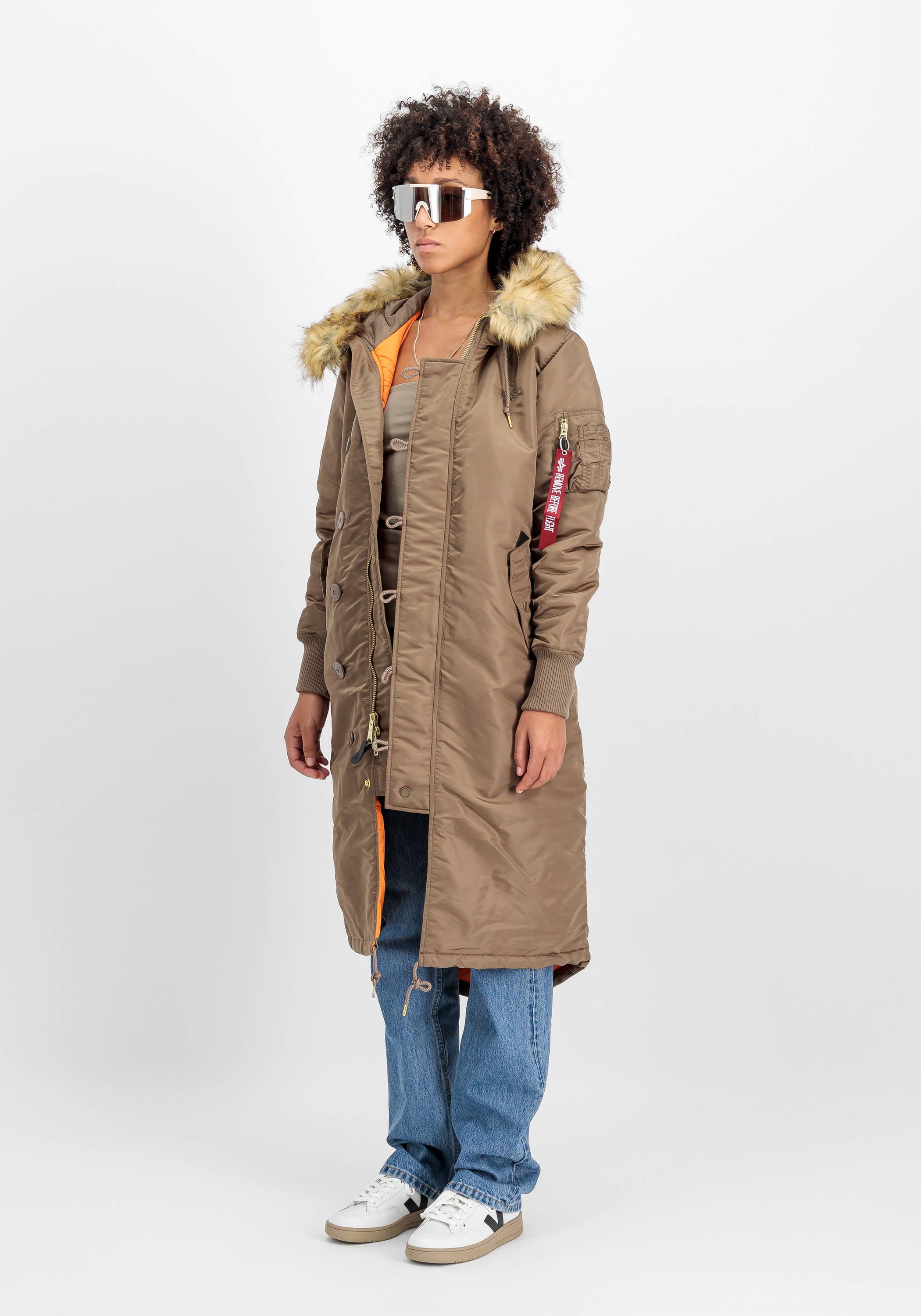 Alpha Industries Winterjacke »Alpha Industries Women - Cold Weather Jackets Long Fishtail W«