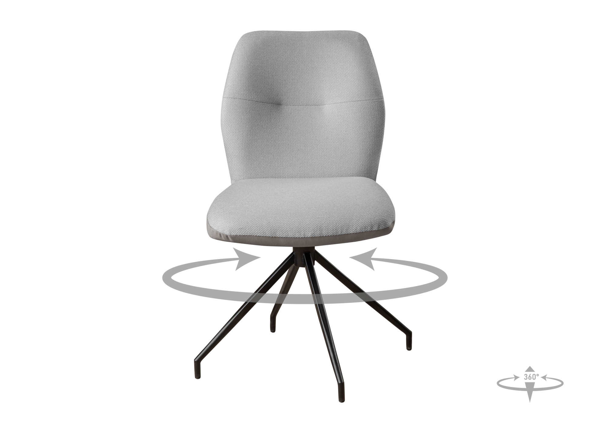 OTTO home Eckbankgruppe »Bruna Essecke, Sitzgruppe, Eckbankgruppe, Küchenbankgruppe« Set, 4tlg, 4 tlg. tlg. Stuhl: 360° drehbar (Rückst.), 2-Stoff-Design. Wellenfederung Eckbank