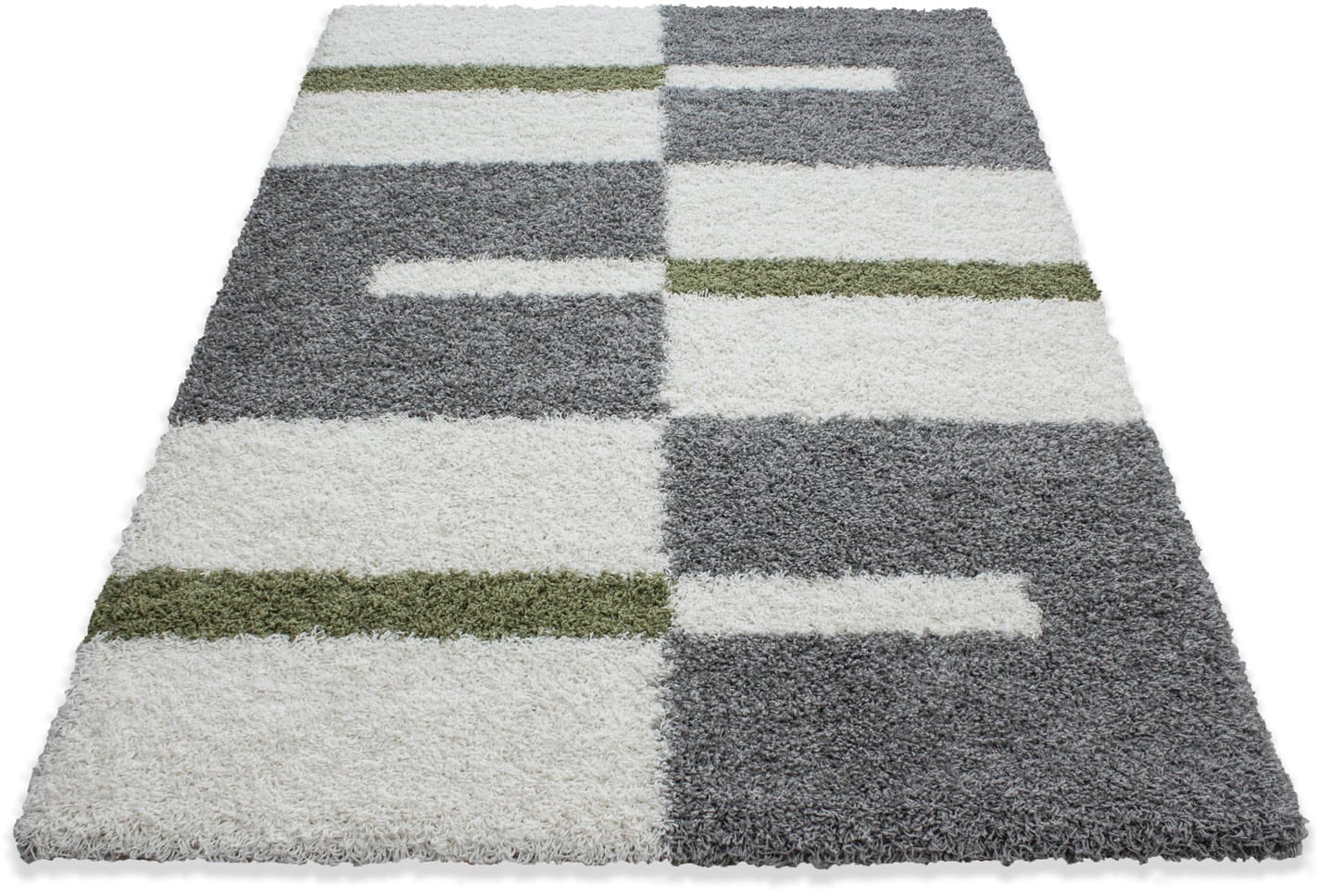 Ayyildiz Teppiche Hochflor-Teppich »Gala Shaggy 2505«, rechteckig, 30 mm Höhe, Langflor, Läufer, alle Räume, Wohnzimmer