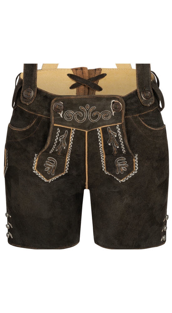 Nübler Trachtenlederhose »Lederhose Hotpant Fanny«