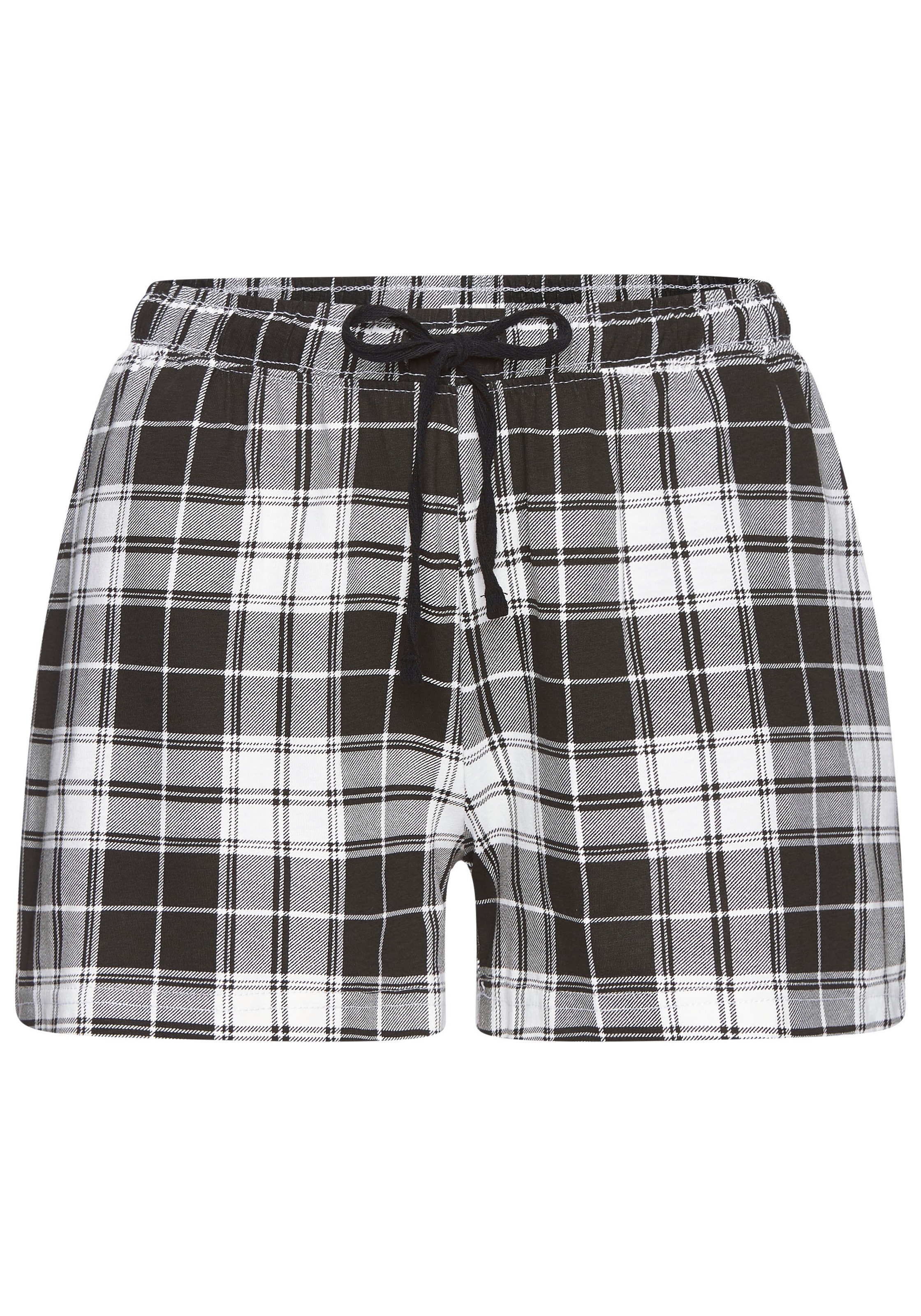 Vivance Dreams Pyjamashorts, (Packung, 2 tlg.), Mit Streifen und Karos