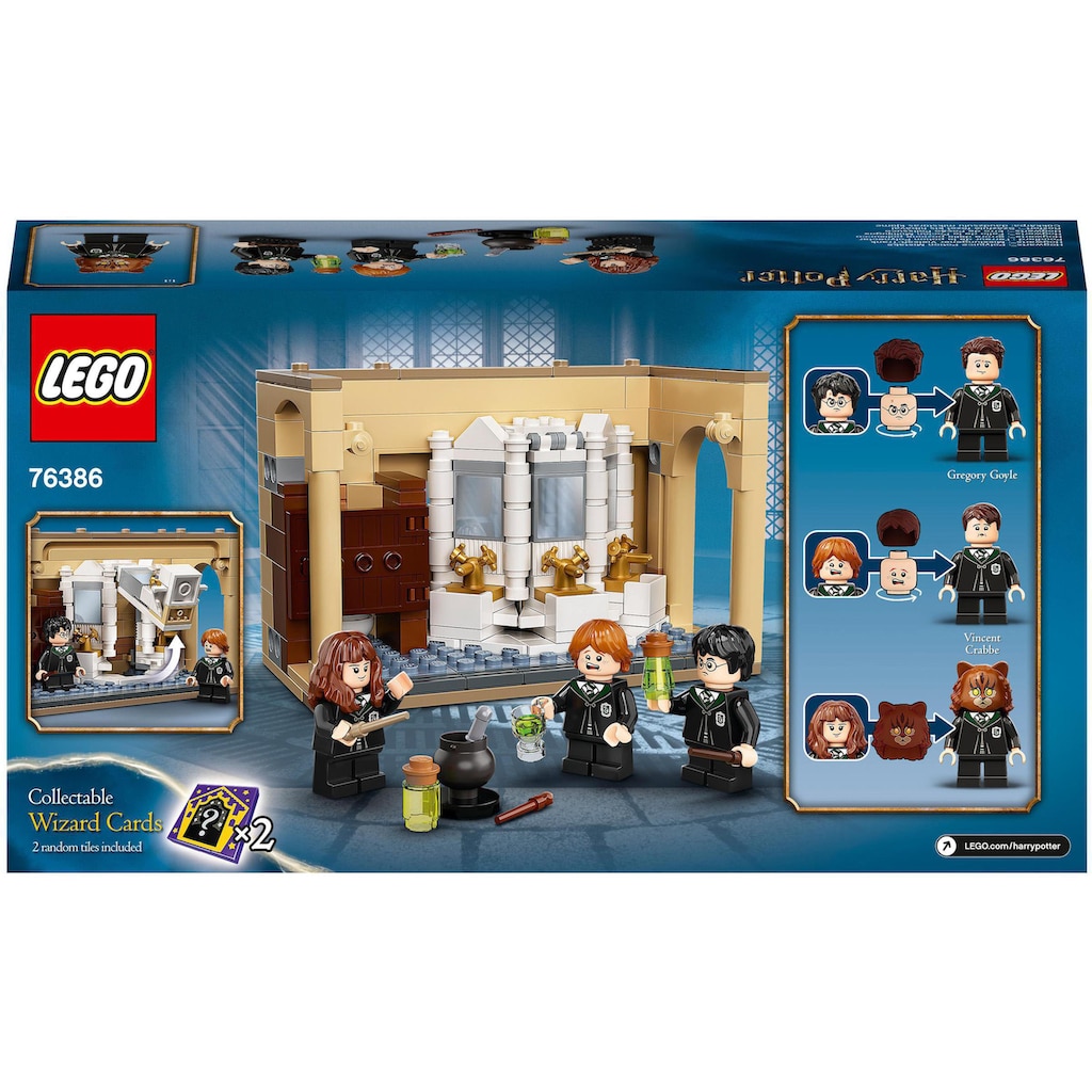 LEGO® Konstruktionsspielsteine »Hogwarts™: Misslungener Vielsaft-Trank (76386), LEGO® Harry Potter™«, (217 St.)