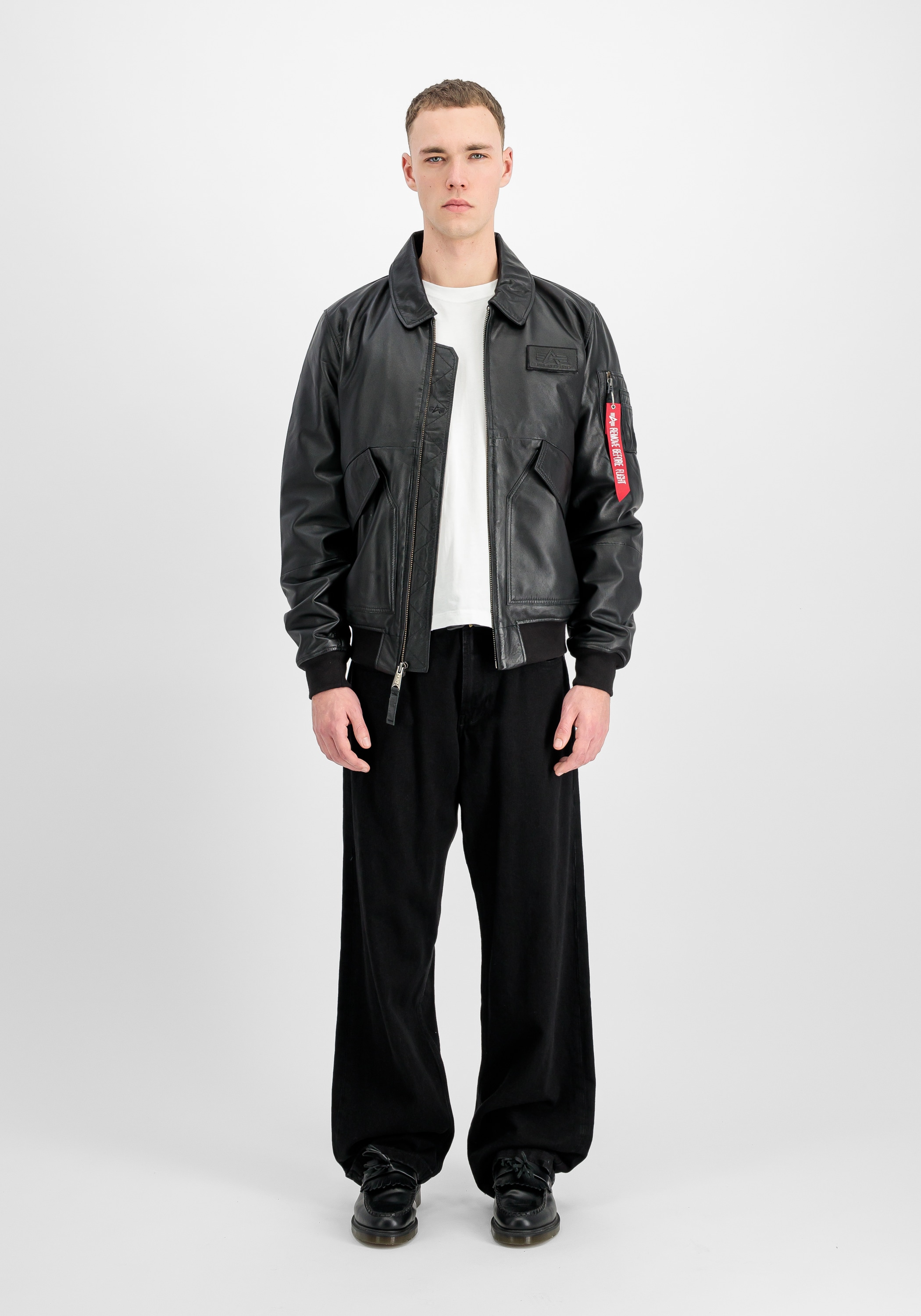 Alpha Industries Lederjacke »CWU-45/P Leather«