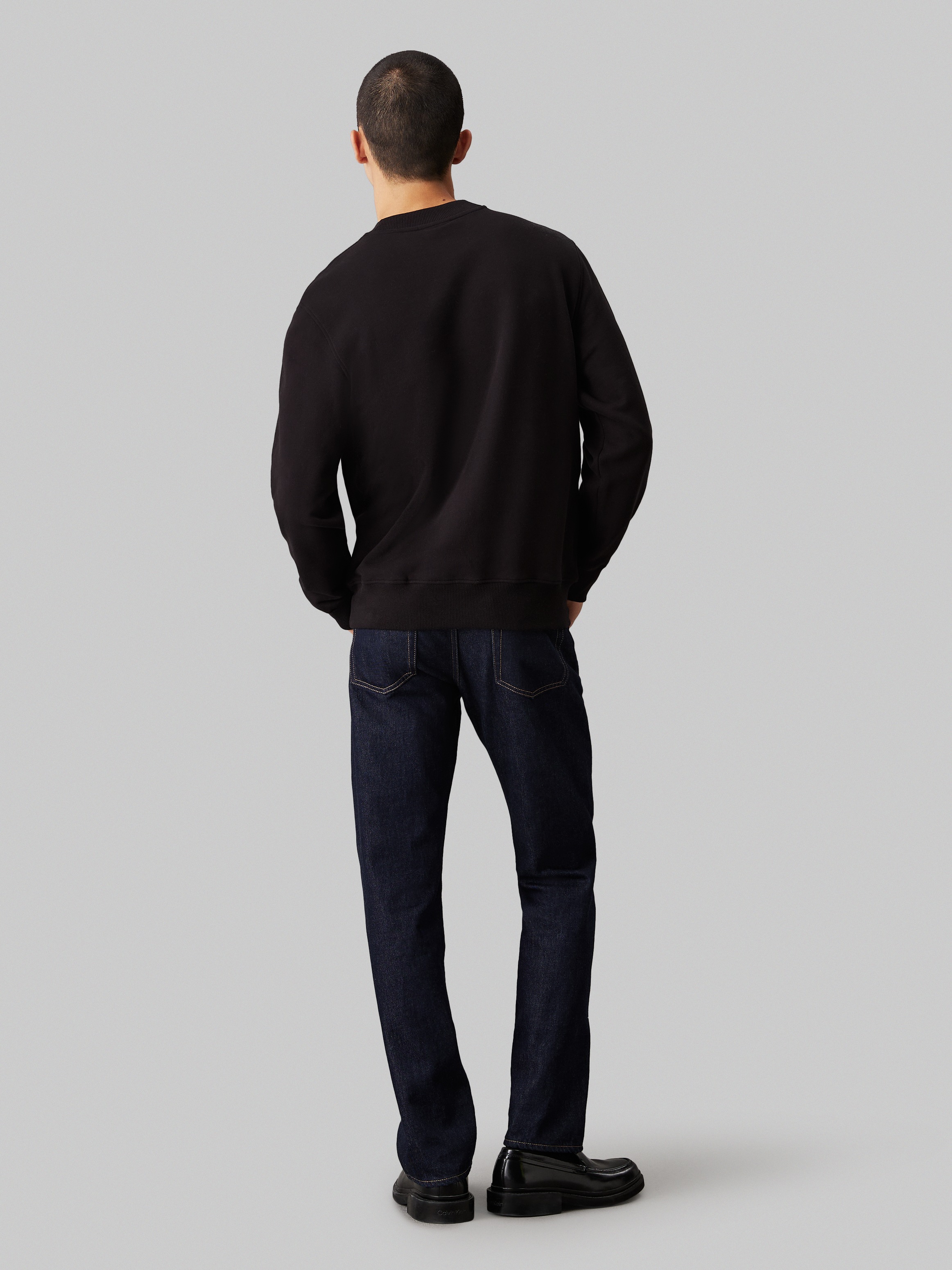 Calvin Klein Jeans Sweatshirt »CHENILLE MONOLOGO CREW NECK«, mit Logostickerei