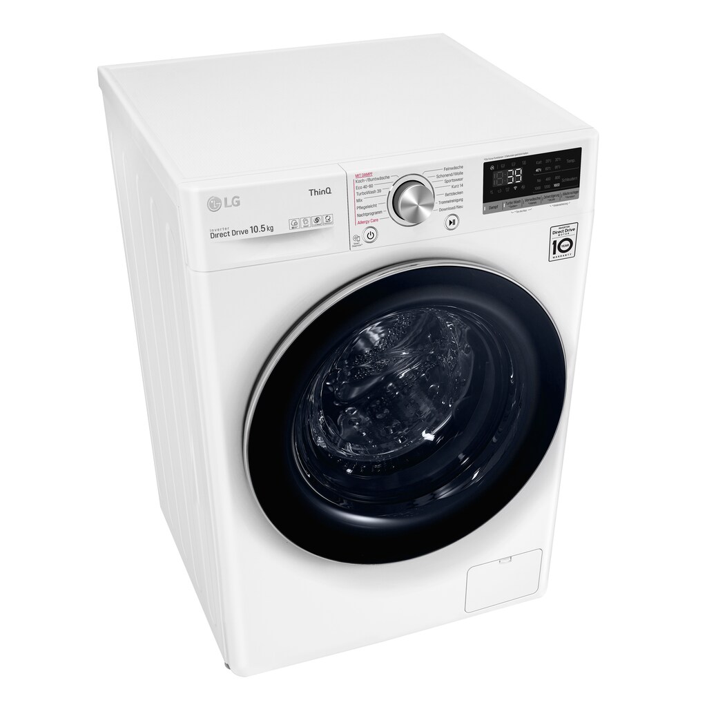 LG Waschmaschine, F6W105A, 10,5 kg, 1600 U/min