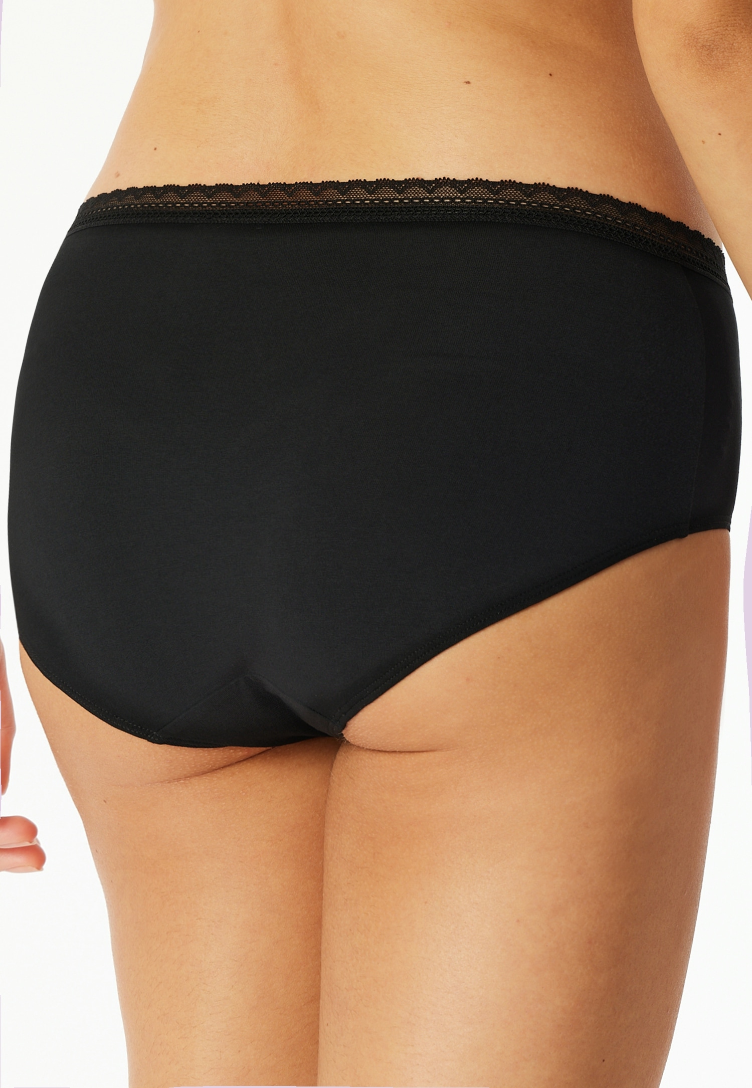 Schiesser Midislip »Modern Multipacks«, (3er Pack), Spitzen-Bund, elastisch