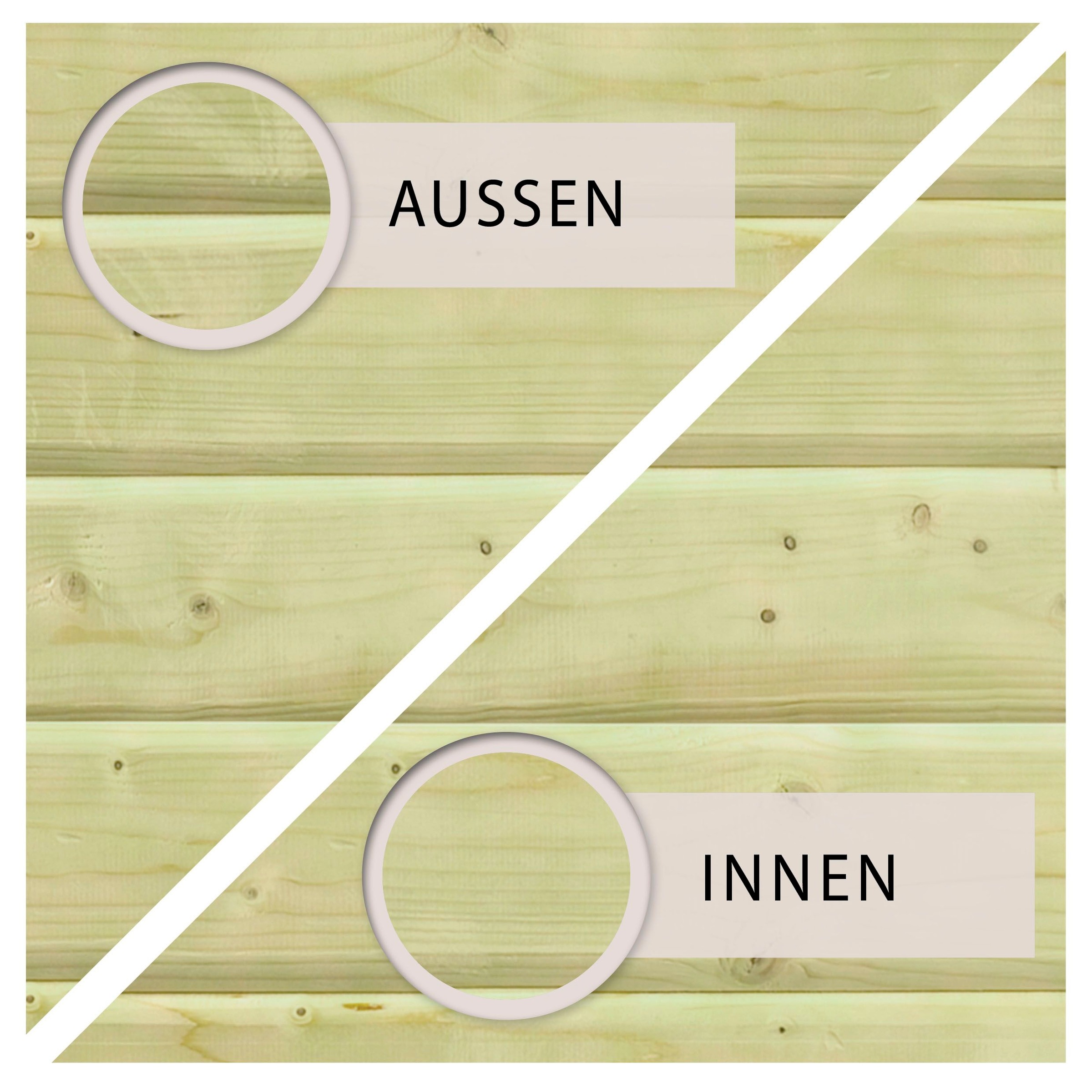 Karibu Achteckpool »Rimini 4X mit Sonnendeck« BxLxH: 690x400x121cm