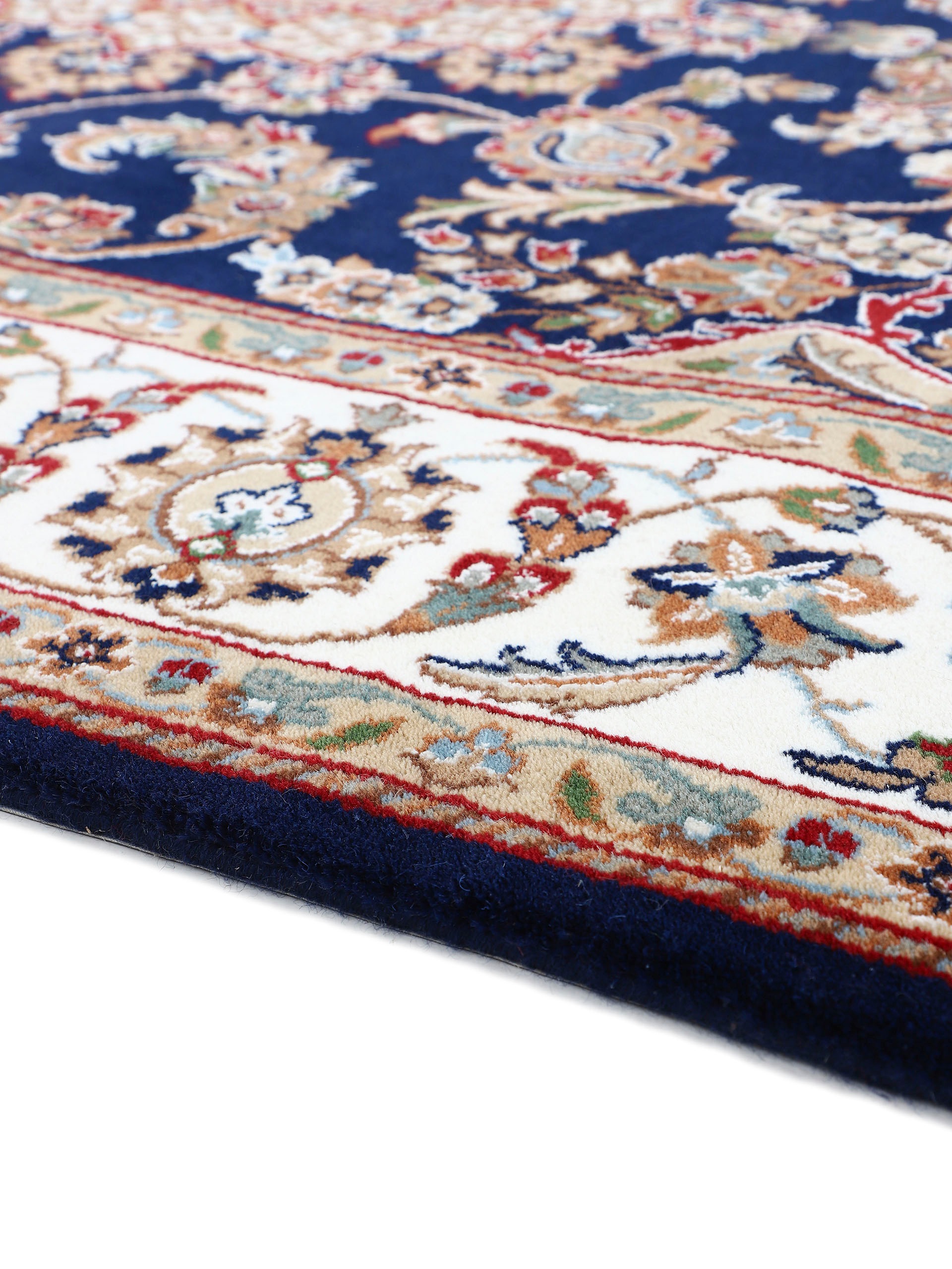 Woven Arts Läufer »Orientteppich Nain«, rechteckig, 15 mm Höhe, handgeknüpft, Wohnzimmer, reine Wolle