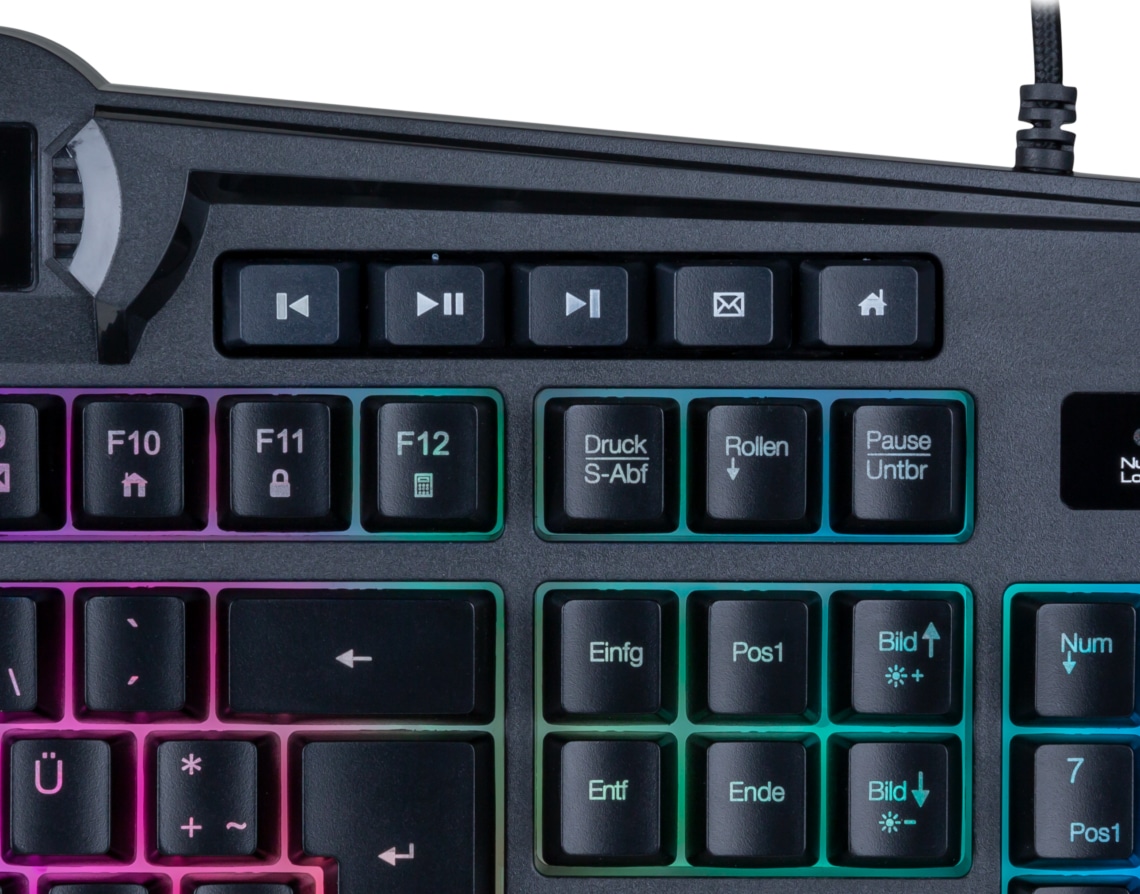 nacon Gaming-Tastatur »CL-210DE«, (Ziffernblock-Multimedia-Tasten-Funktionstasten-Fn-Tasten-Makro-Tasten)