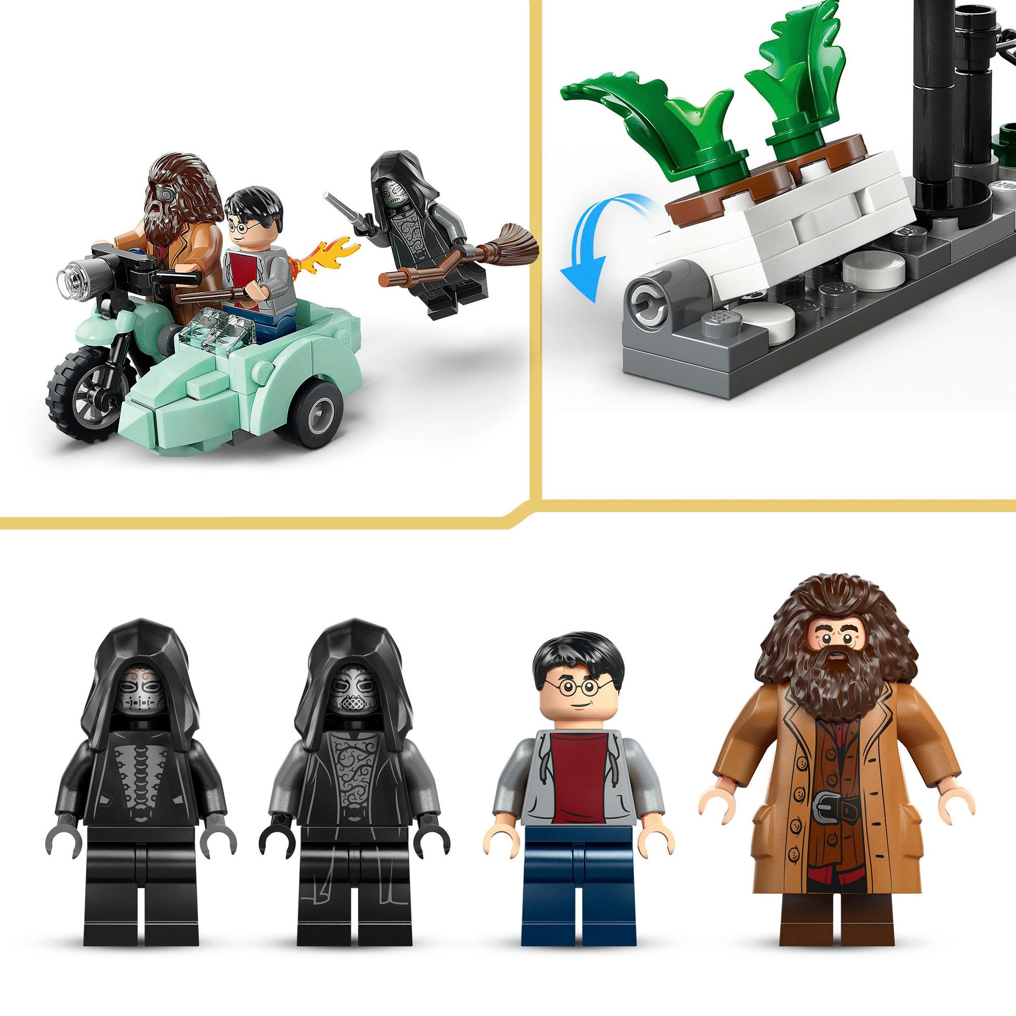 LEGO® Konstruktionsspielsteine »Hagrids und Harrys Flucht aus dem Ligusterweg (76459)« LEGO Harry Potter