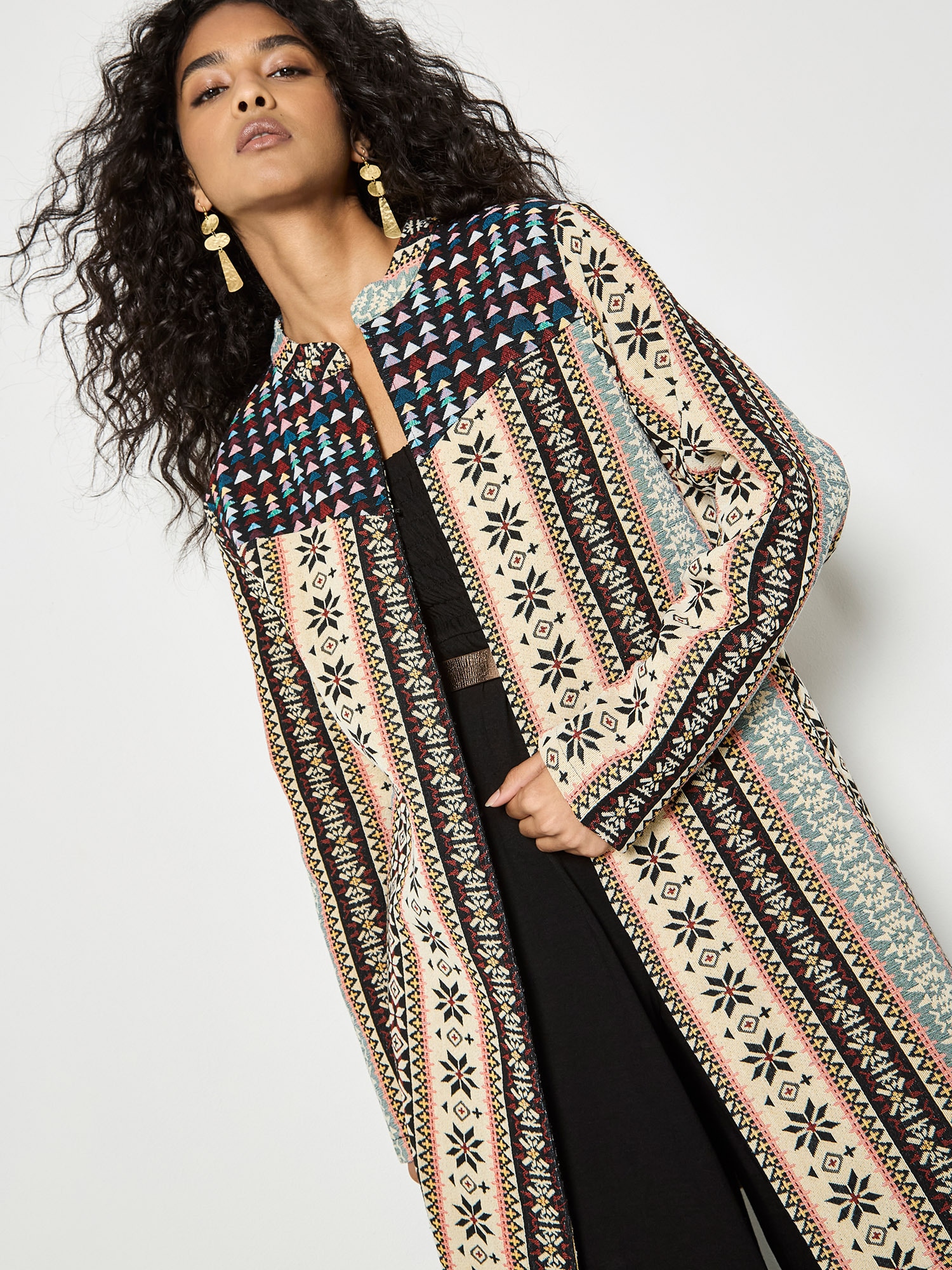 Apricot Langjacke »Jacke« mit Muster