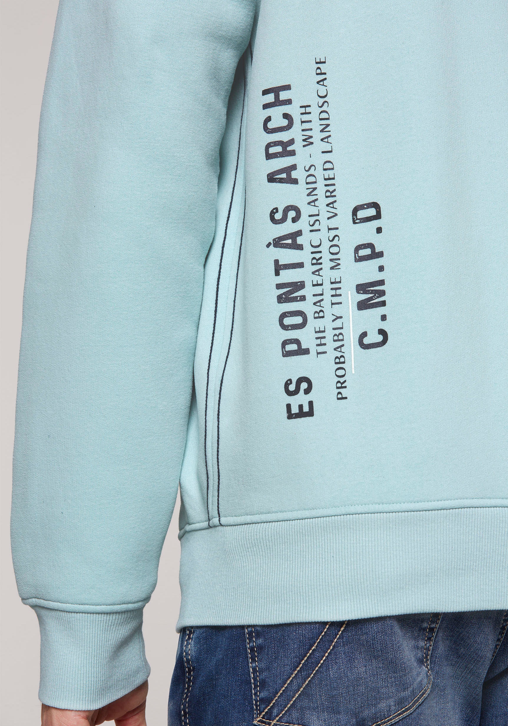 CAMP DAVID Sweatshirt, mit Label-Applikationen